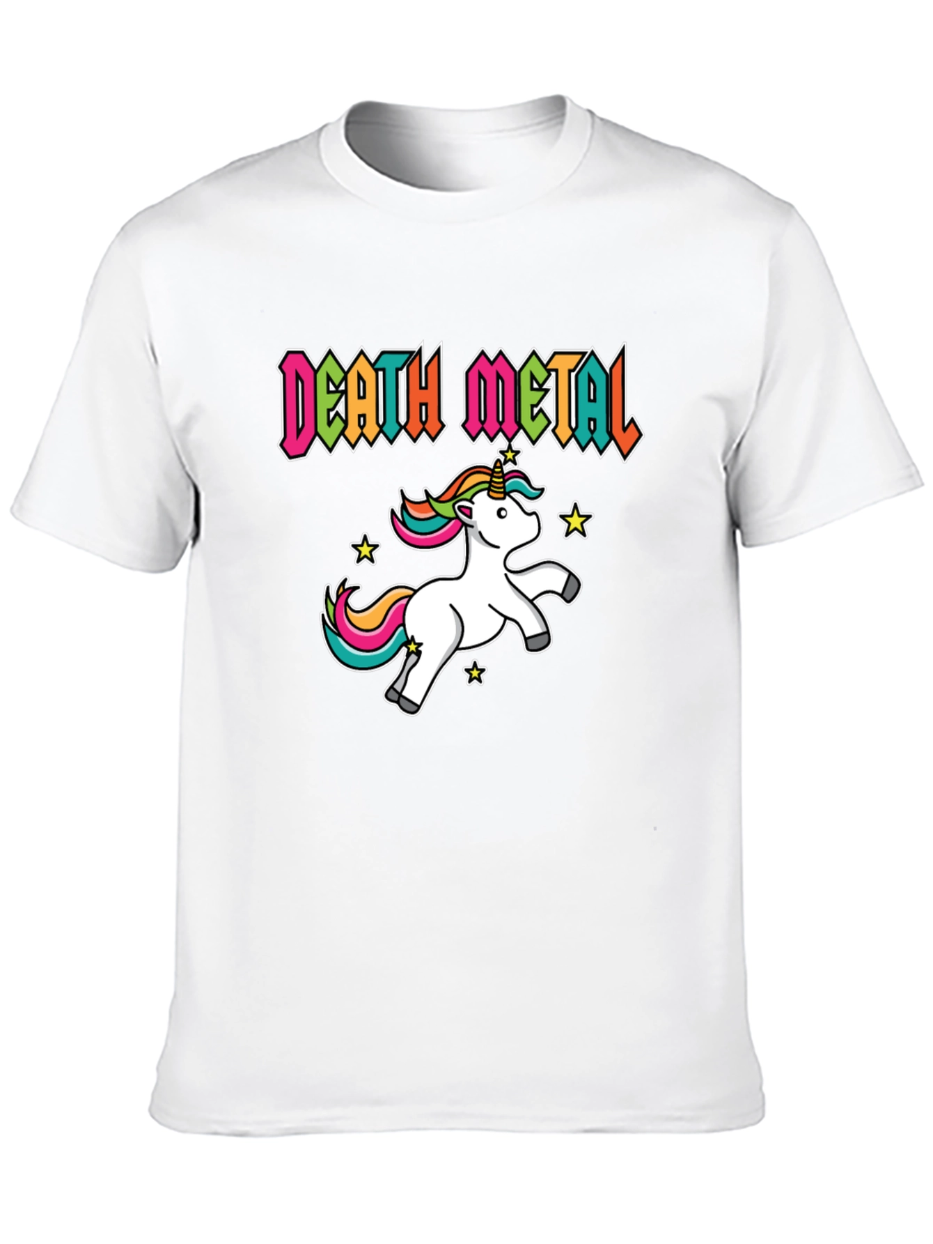 Death Metal Unicorn Black T-Shirt