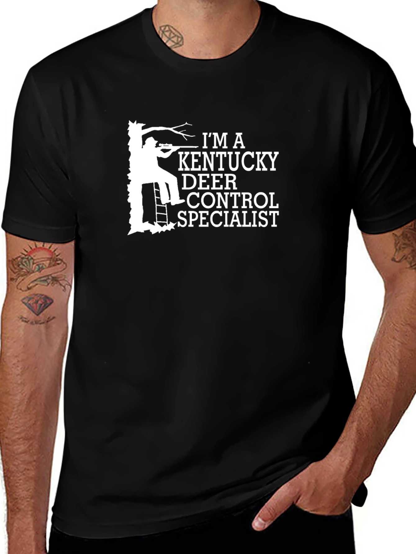Kentucky Deer Control Specialist Graphic T-Shirt