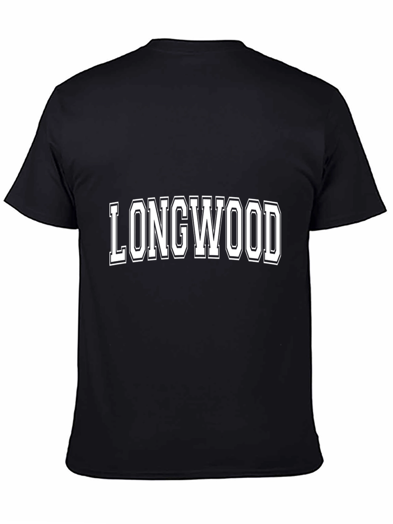 Longwood Text T-Shirt Black