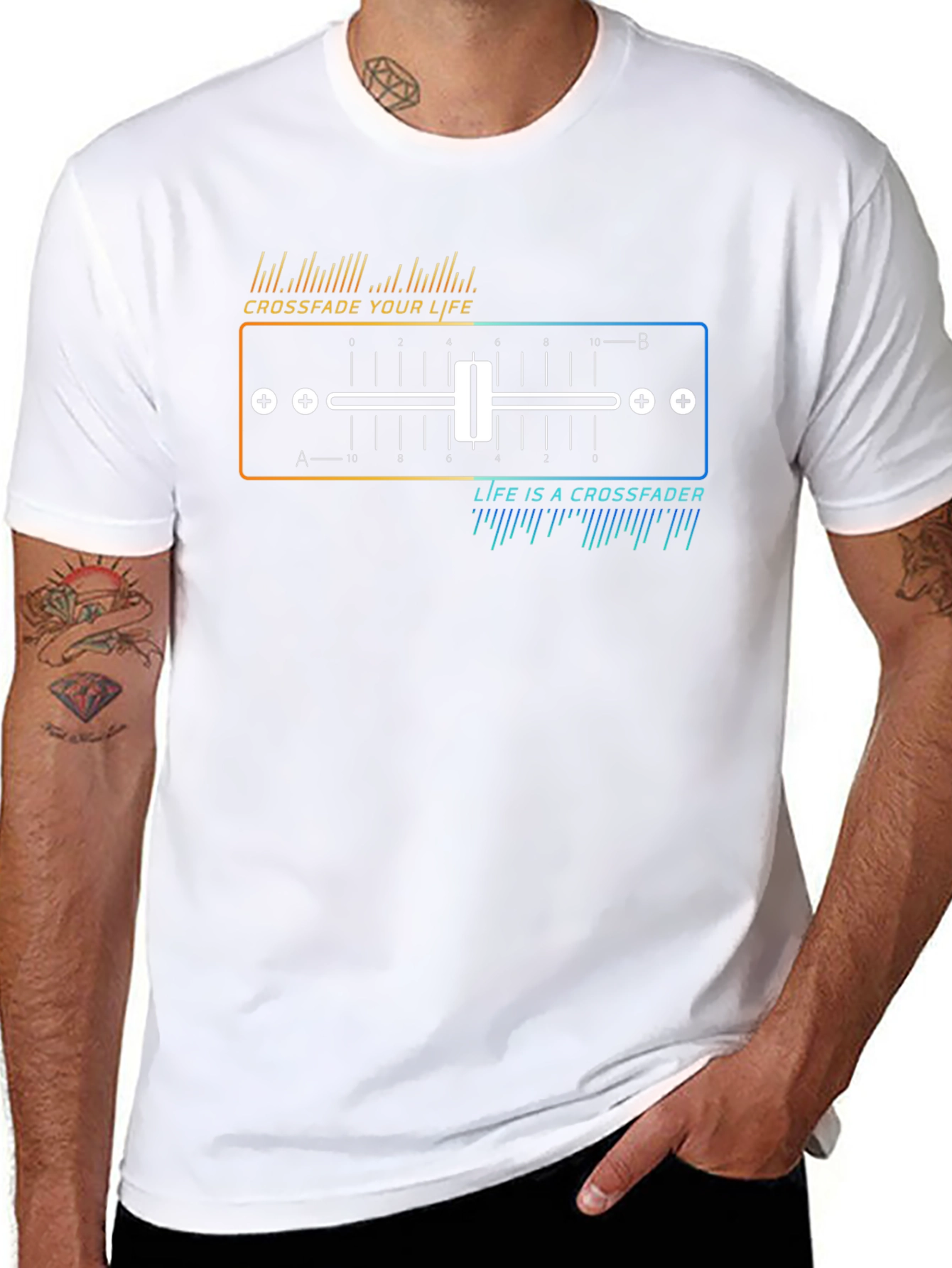 Crossfade Your Life T-Shirt - DJ Music Lover Tee