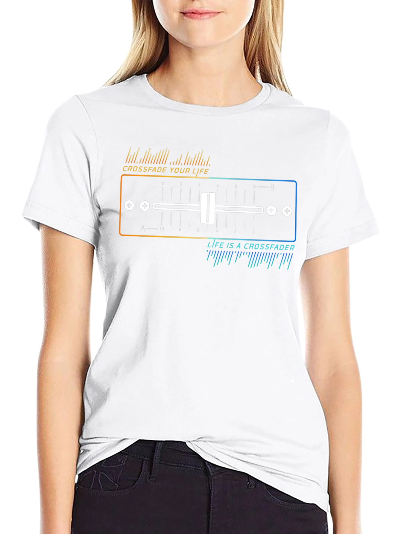 Crossfade Your Life T-Shirt - DJ Music Lover Tee