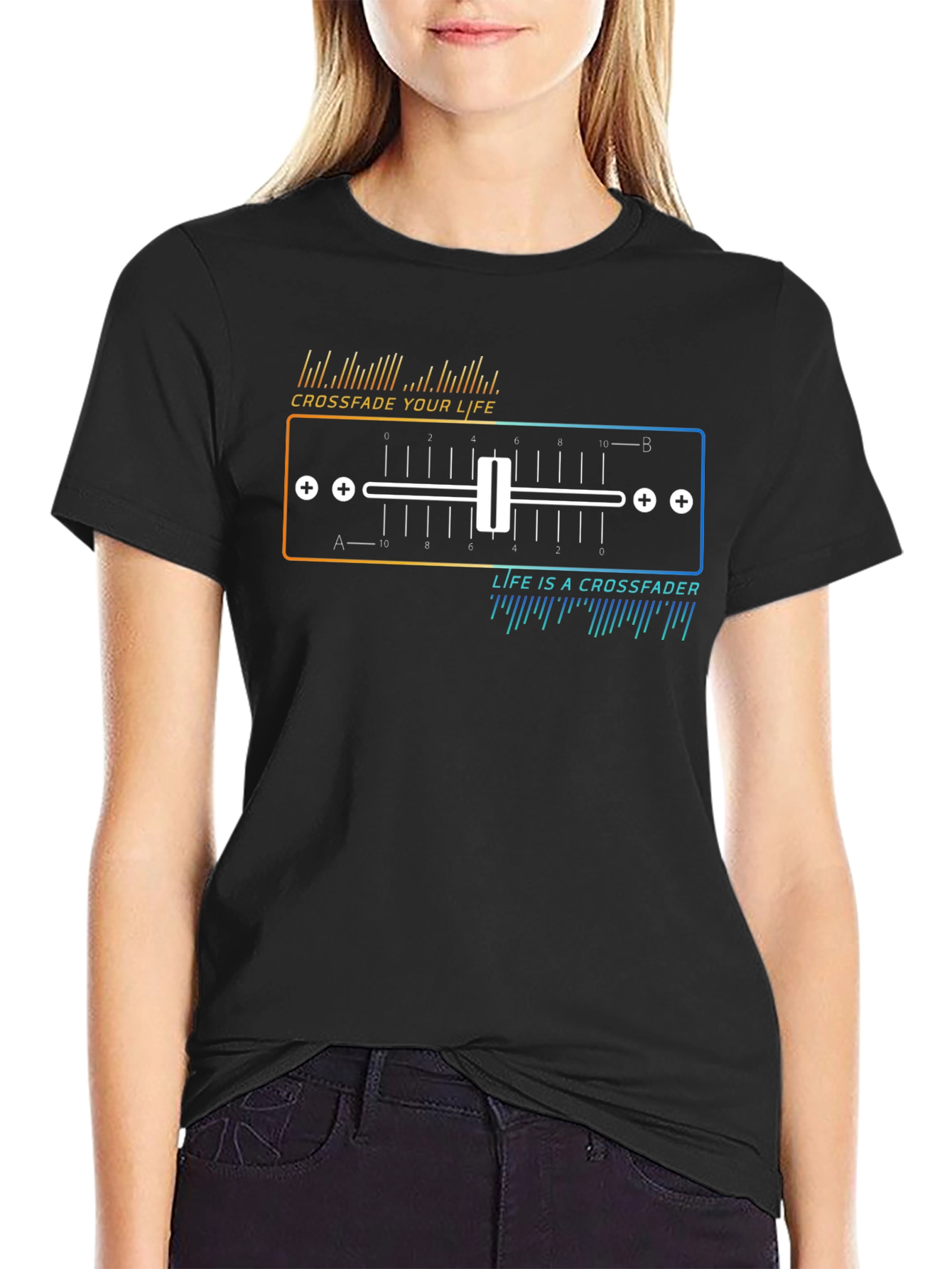 Crossfade Your Life T-Shirt - DJ Music Lover Tee