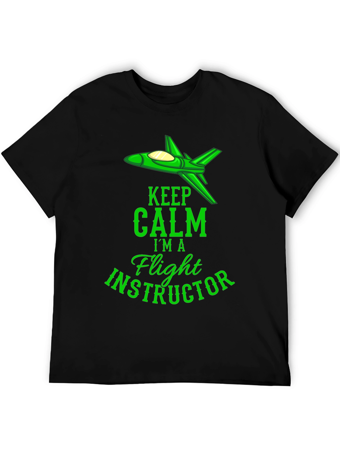 Flight Instructor T-Shirt - Keep Calm Graphic Tee