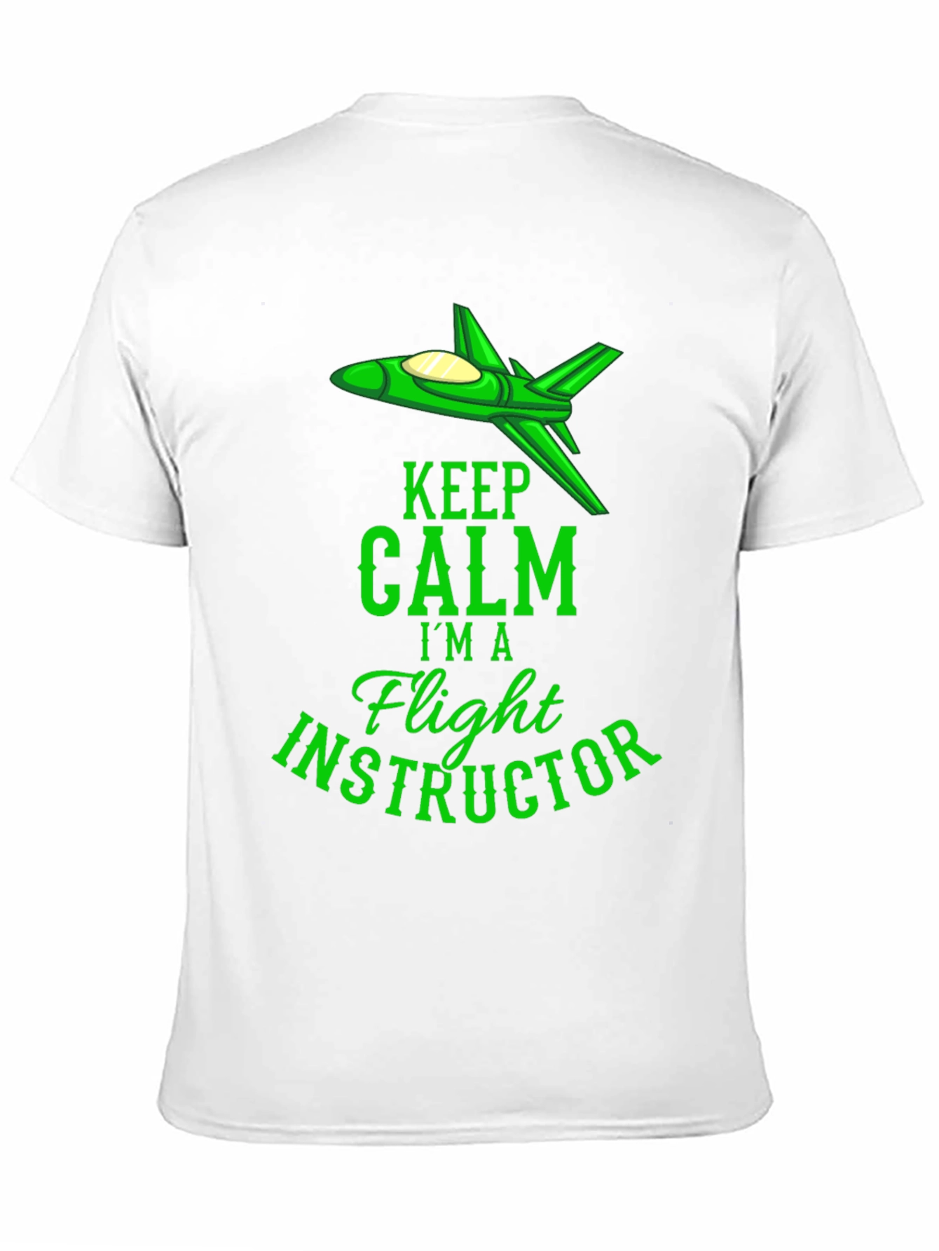 Flight Instructor T-Shirt - Keep Calm Graphic Tee
