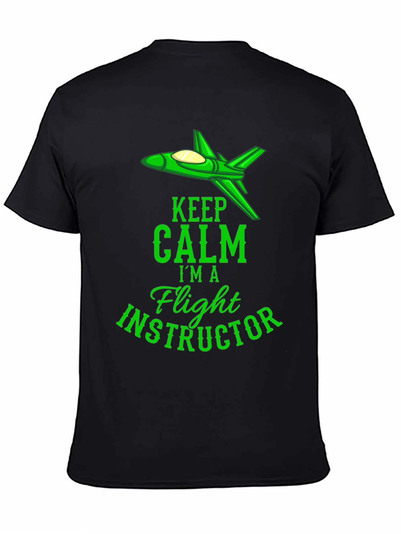 Flight Instructor T-Shirt - Keep Calm Graphic Tee
