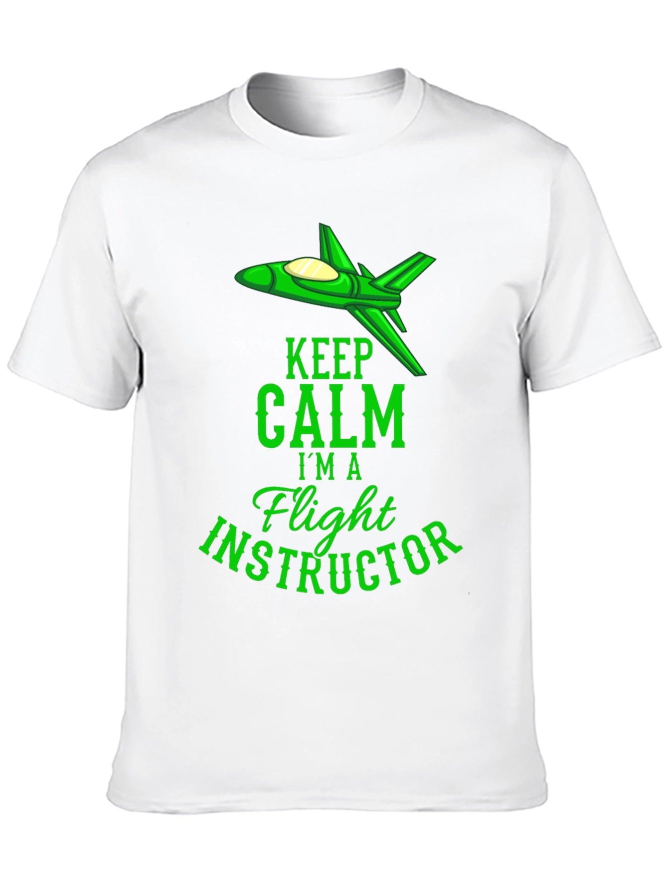 Flight Instructor T-Shirt - Keep Calm Graphic Tee