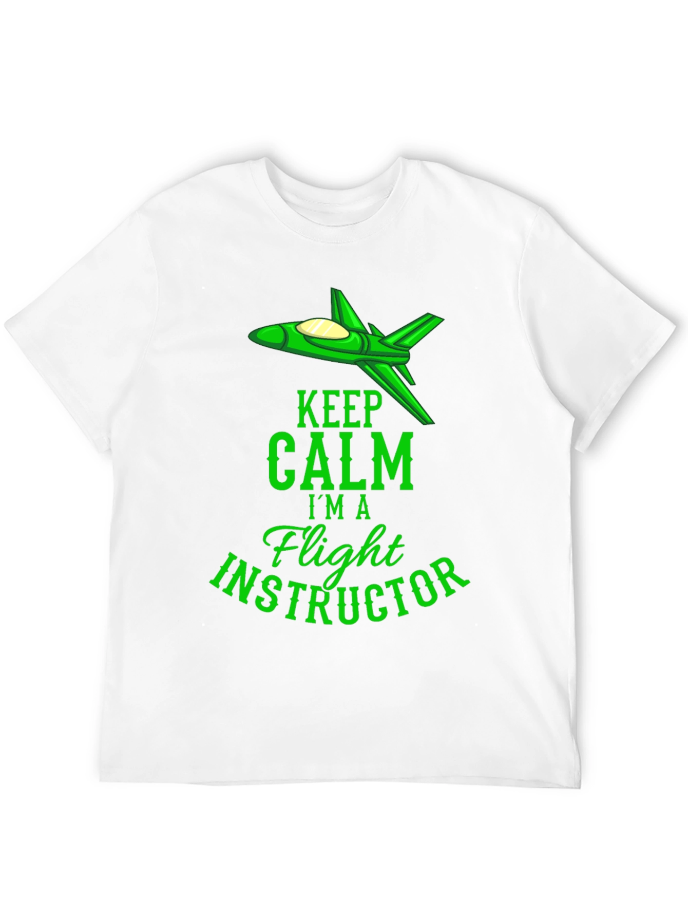 Flight Instructor T-Shirt - Keep Calm Graphic Tee