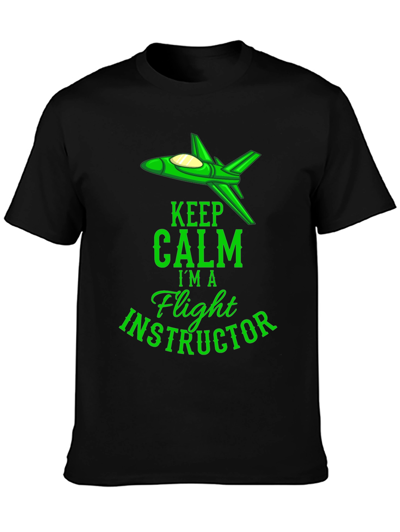 Flight Instructor T-Shirt - Keep Calm Graphic Tee