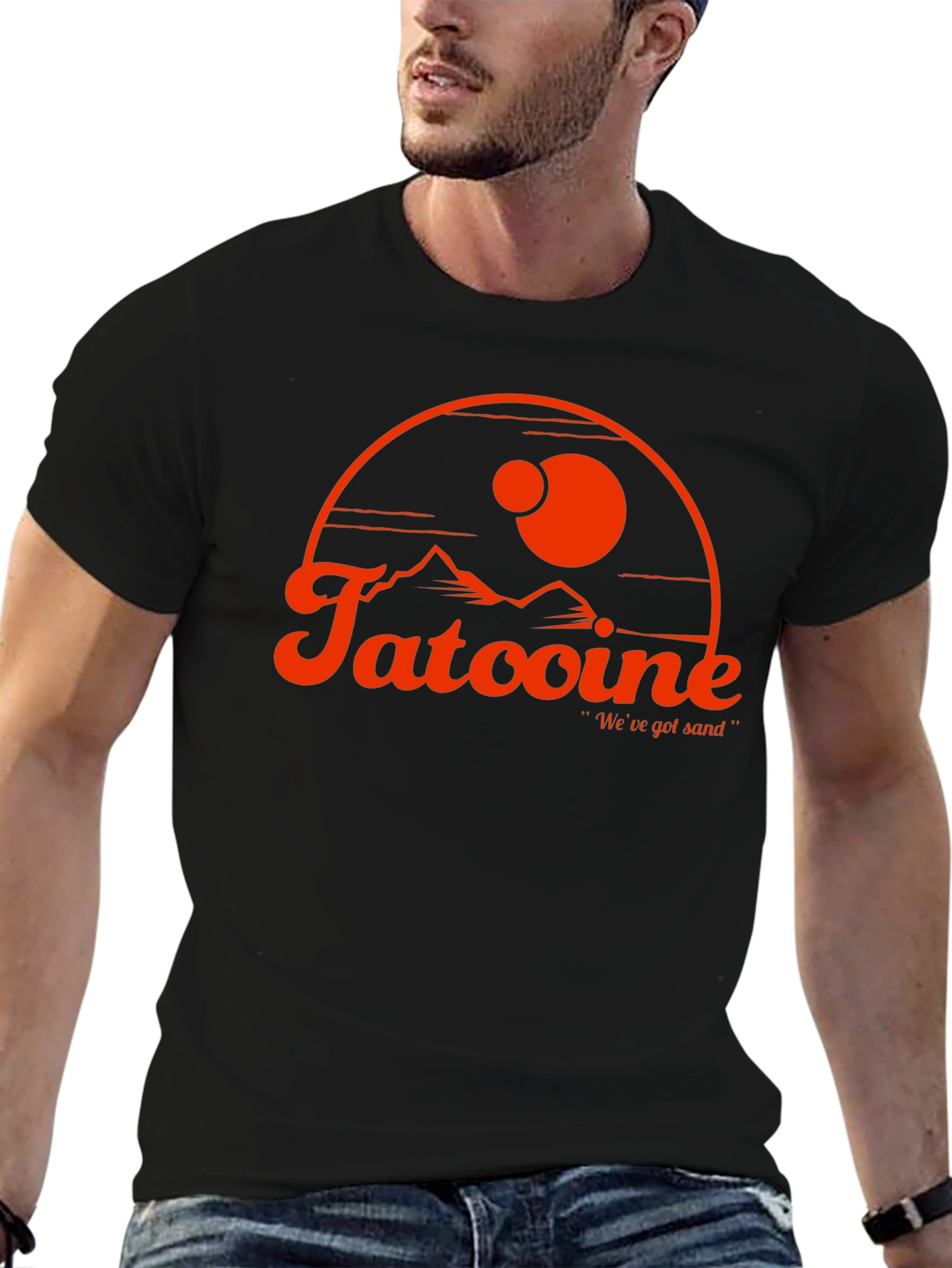 Tatooine Star Wars Retro Black Graphic Tee