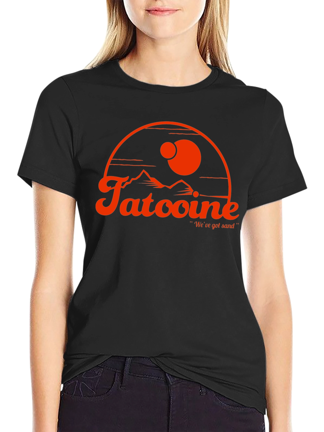 Tatooine Star Wars Retro Black Graphic Tee