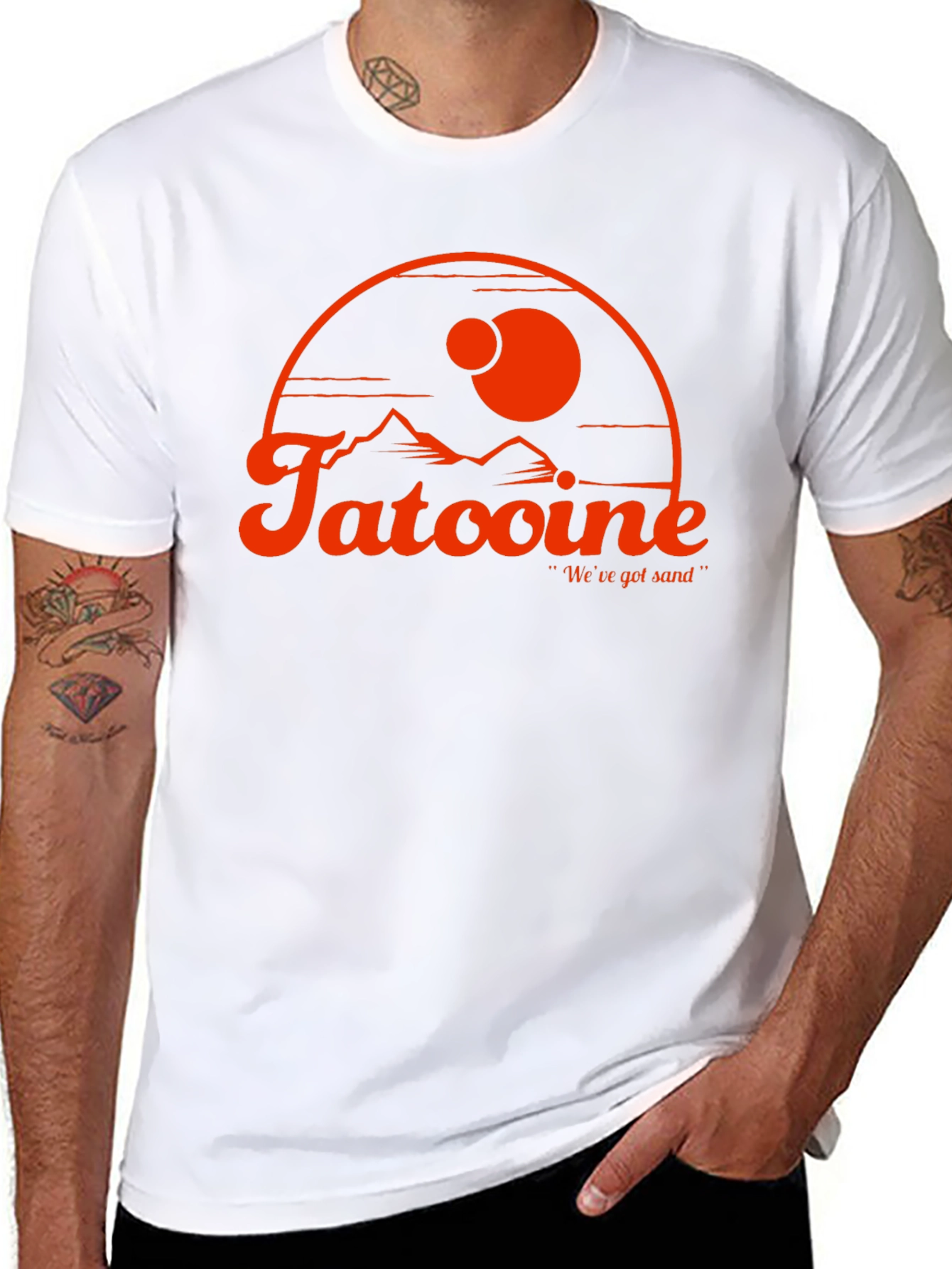 Tatooine Star Wars Retro Black Graphic Tee