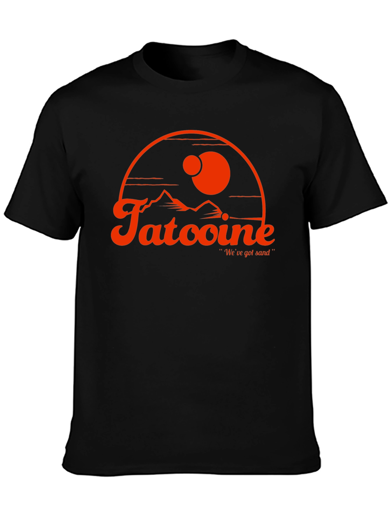 Tatooine Star Wars Retro Black Graphic Tee