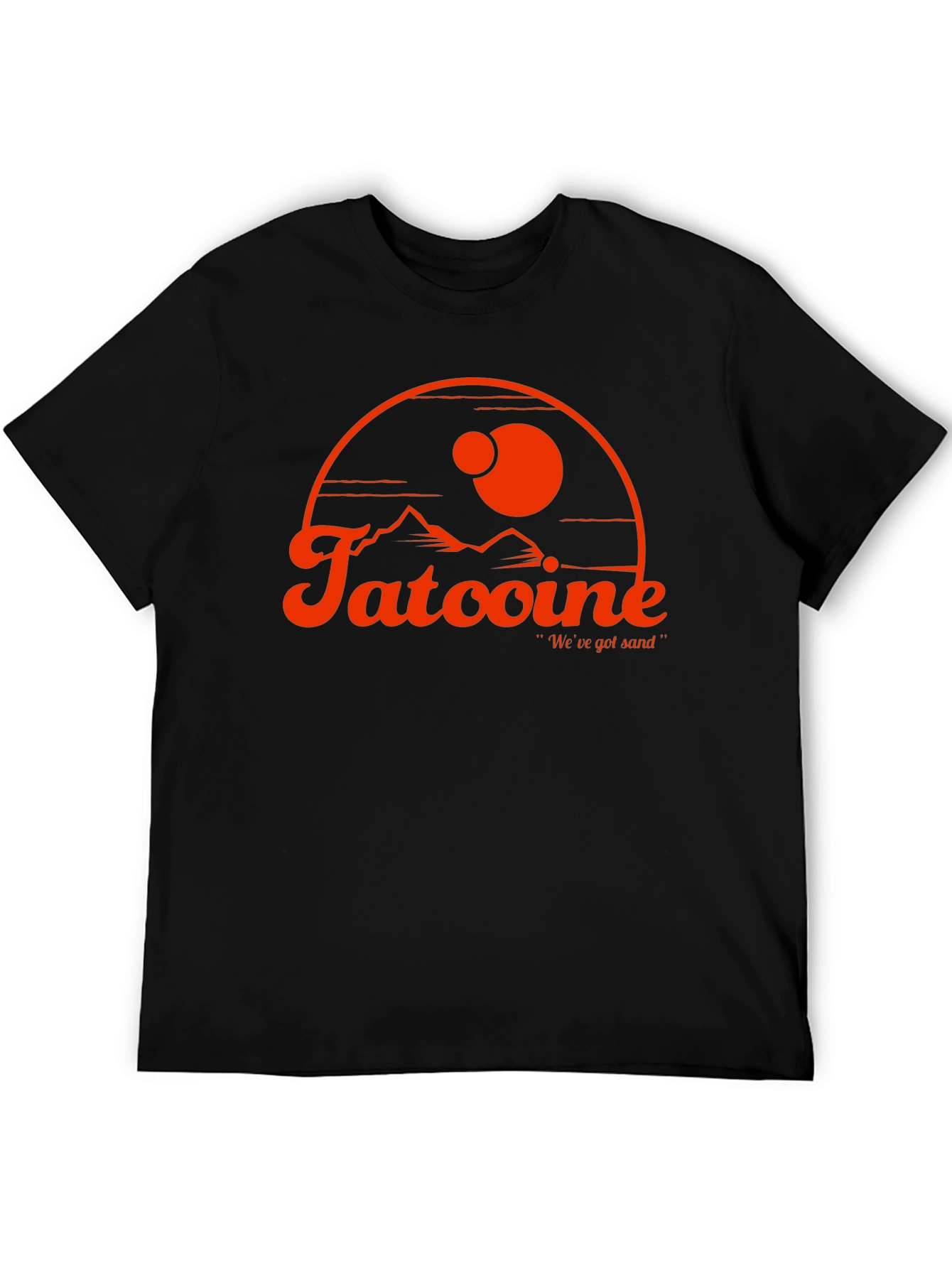 Tatooine Star Wars Retro Black Graphic Tee
