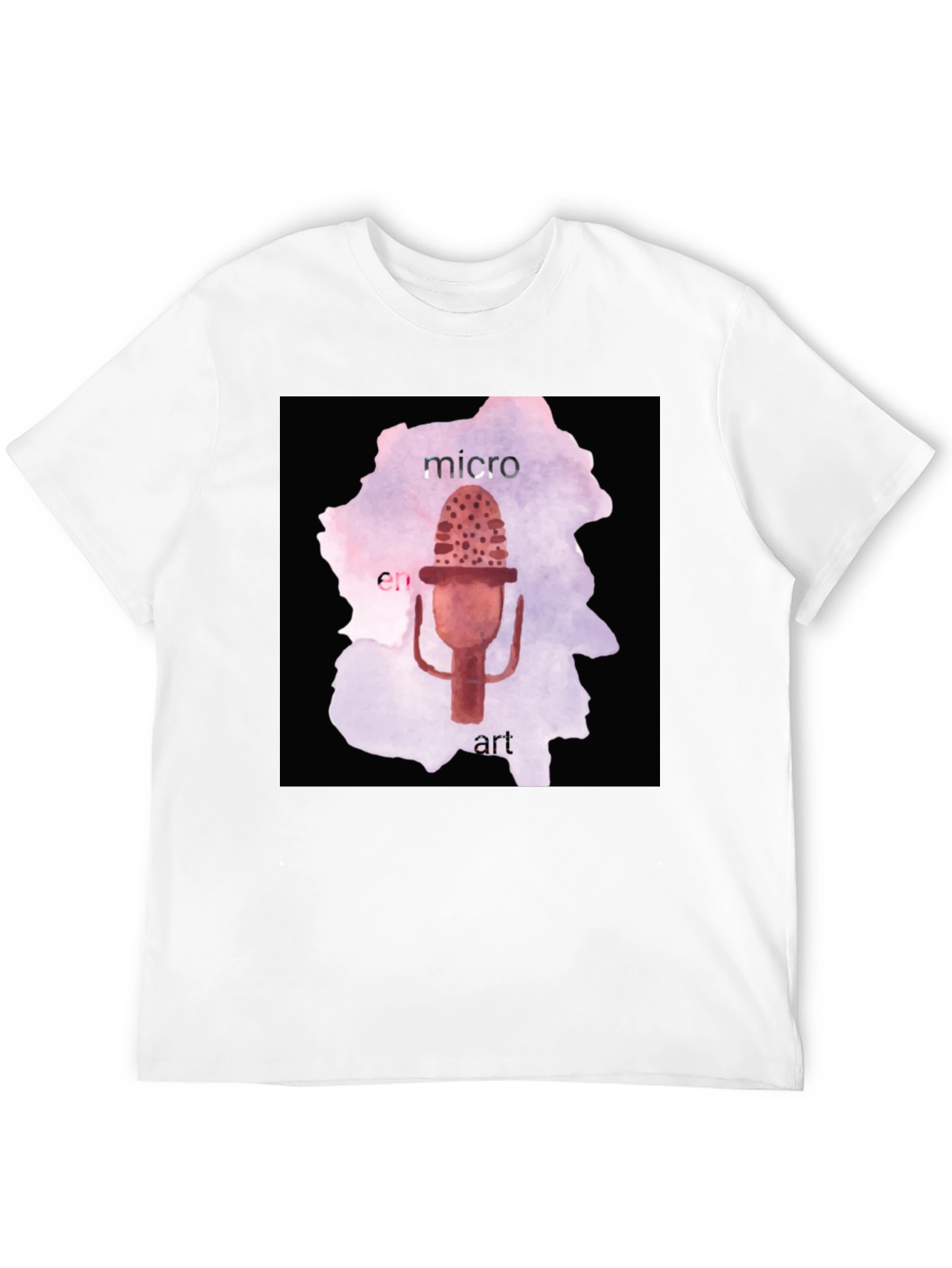 Micro En Art Graphic Tee - Unique Design