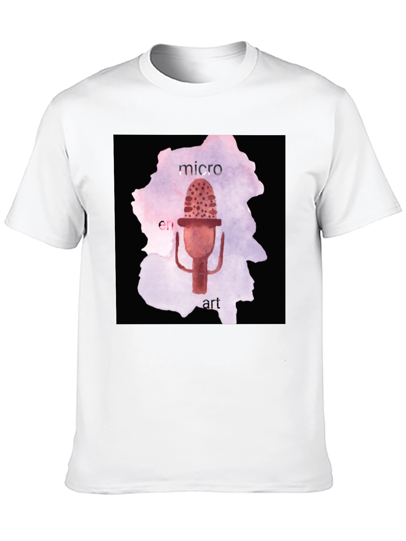 Micro En Art Graphic Tee - Unique Design