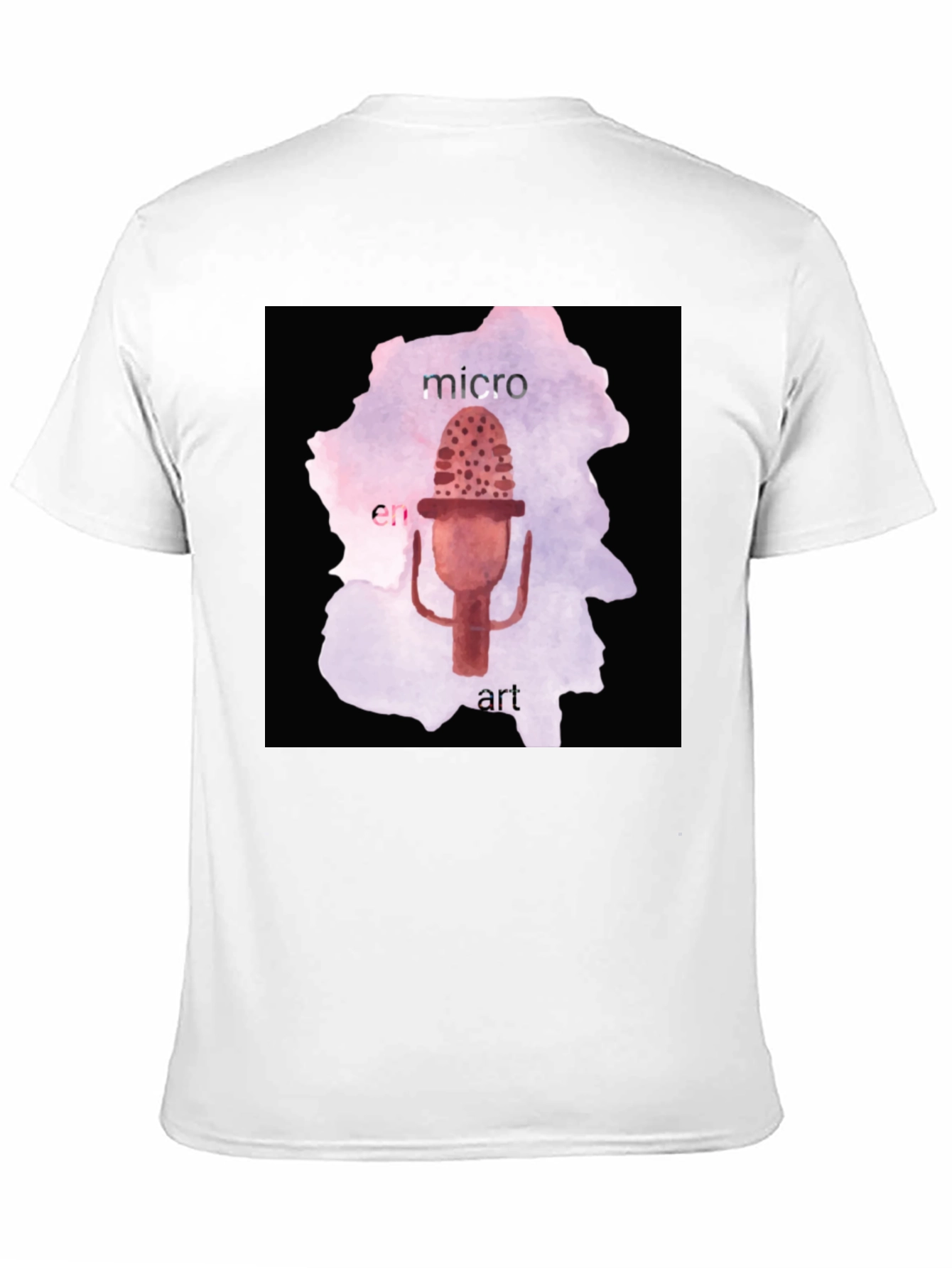 Micro En Art Graphic Tee - Unique Design