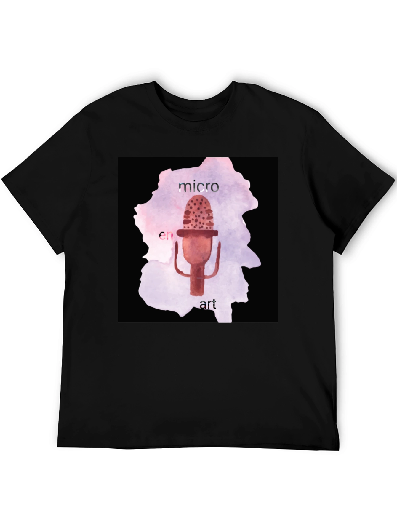 Micro En Art Graphic Tee - Unique Design