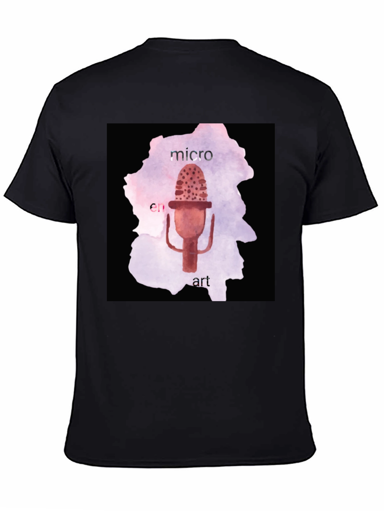 Micro En Art Graphic Tee - Unique Design