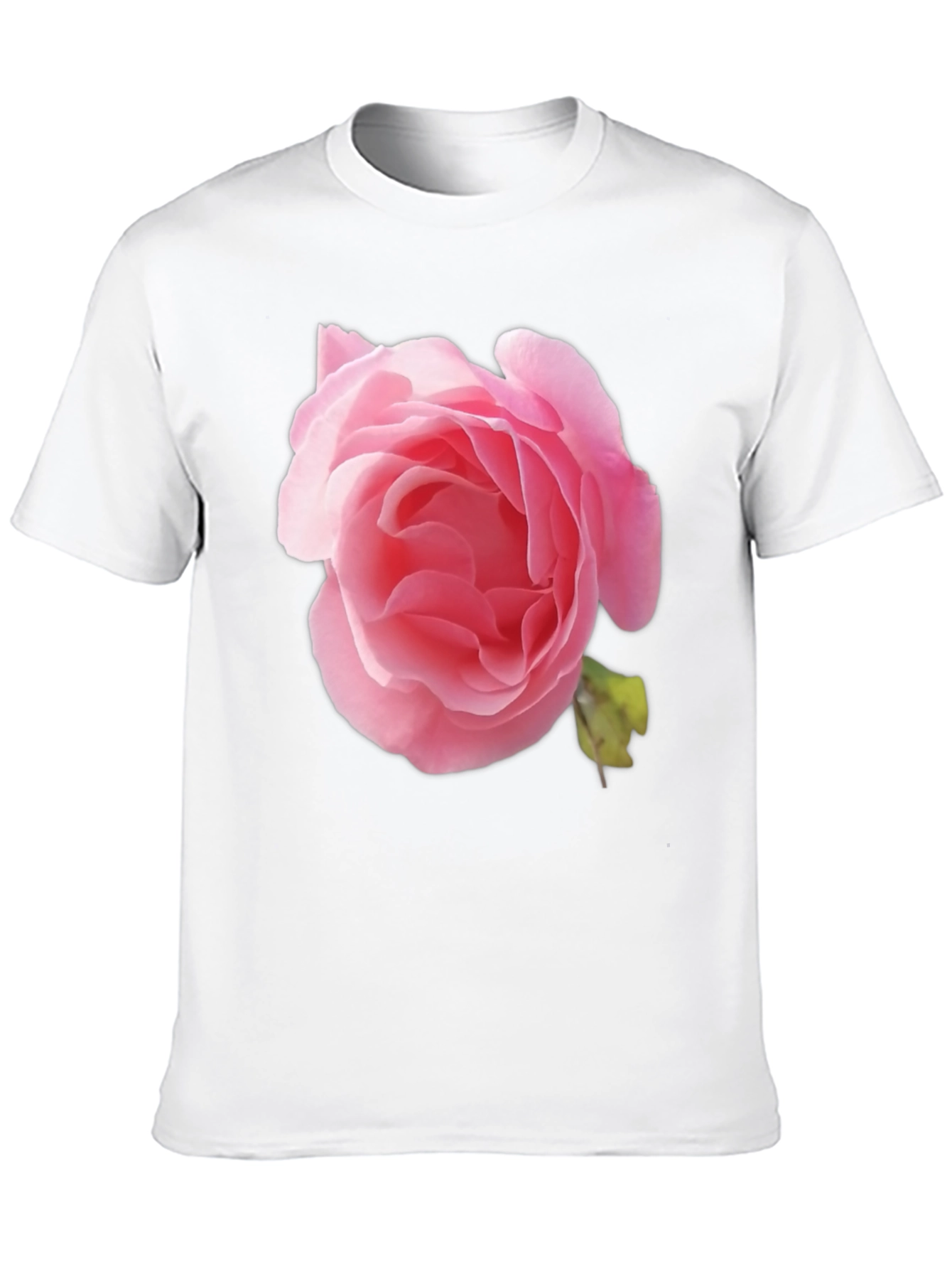 Floral Rose Graphic T-Shirt - Trendy Casual Wear