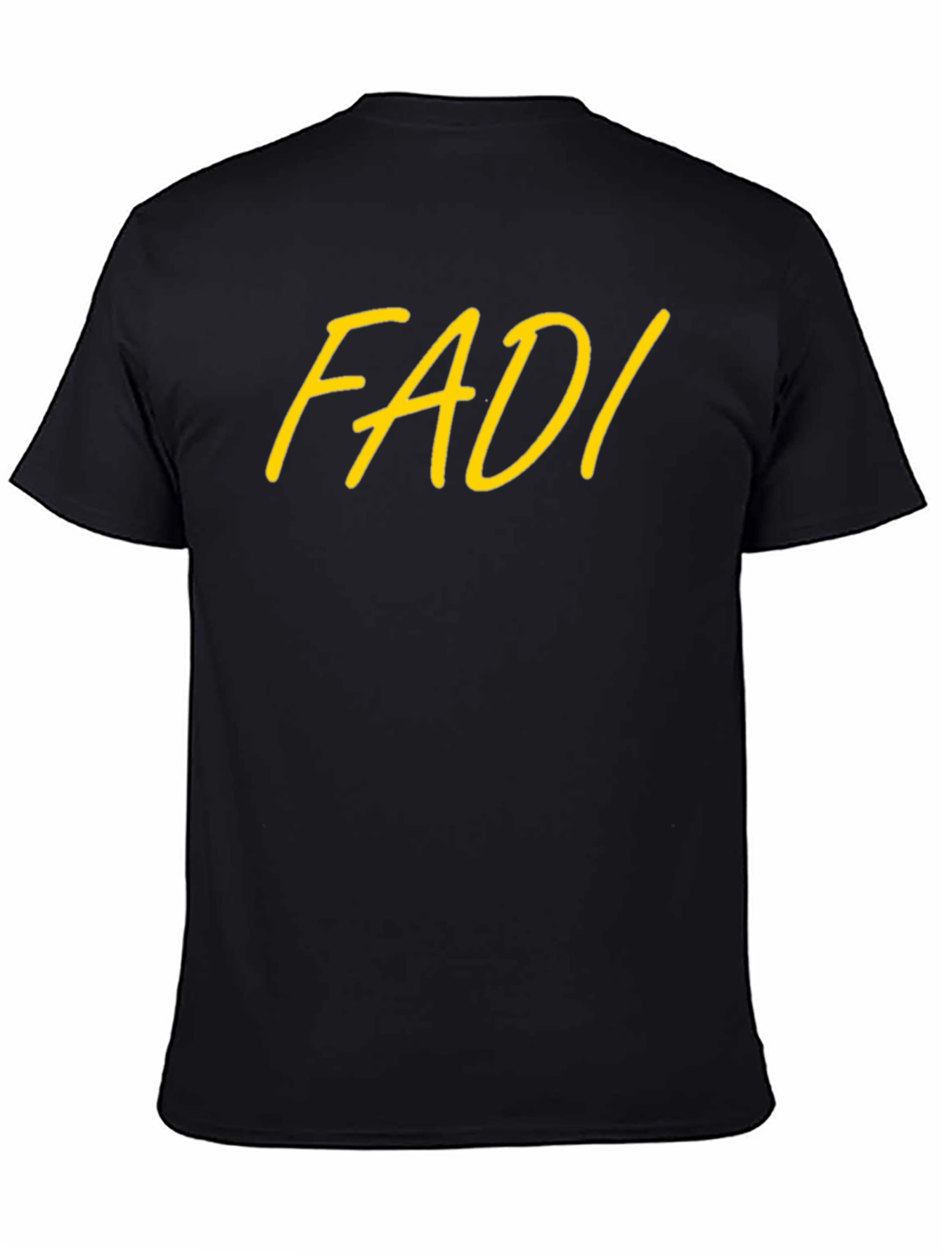 FADI Graphic Print Black T-Shirt
