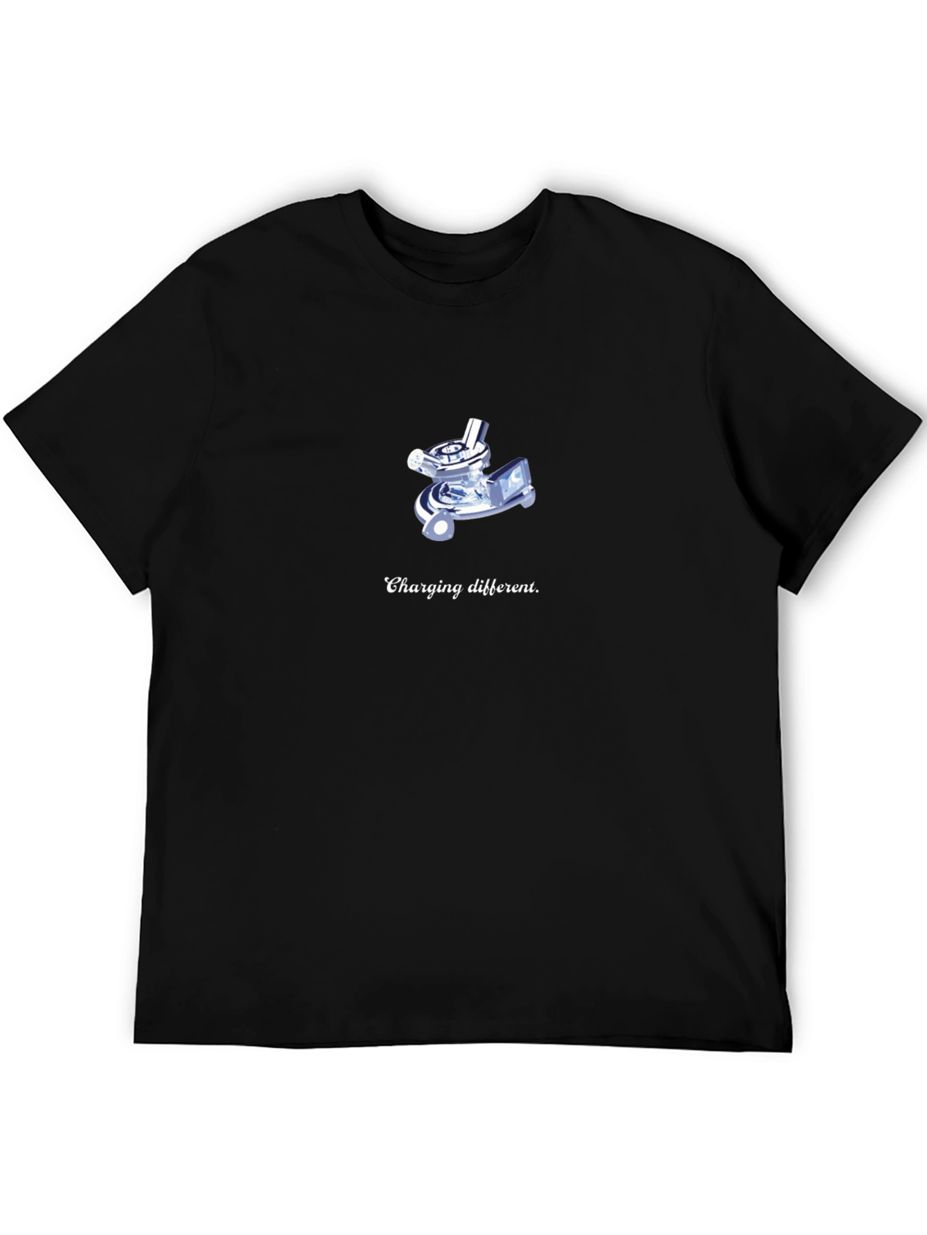 Charging Different Black T-Shirt