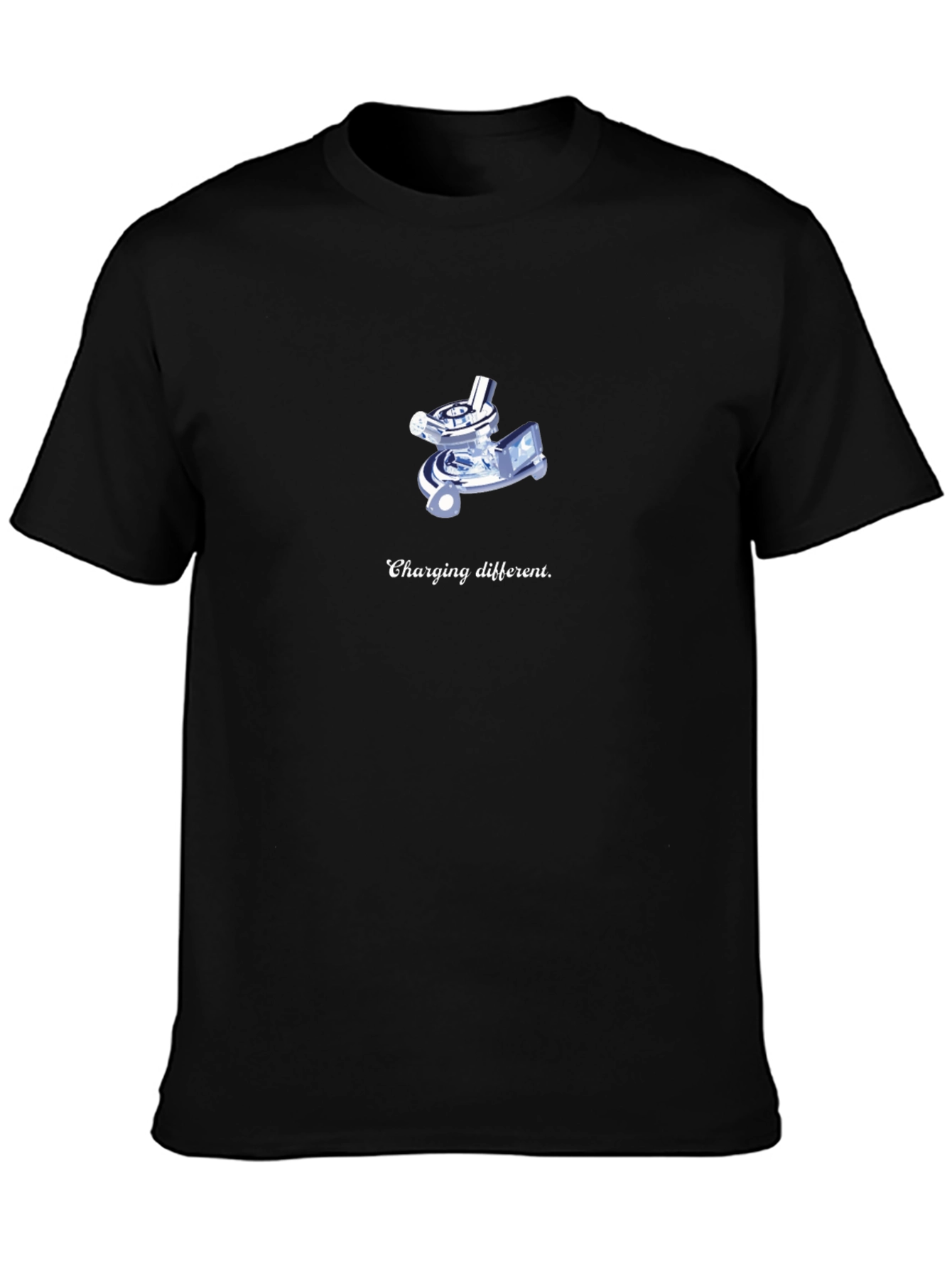 Charging Different Black T-Shirt