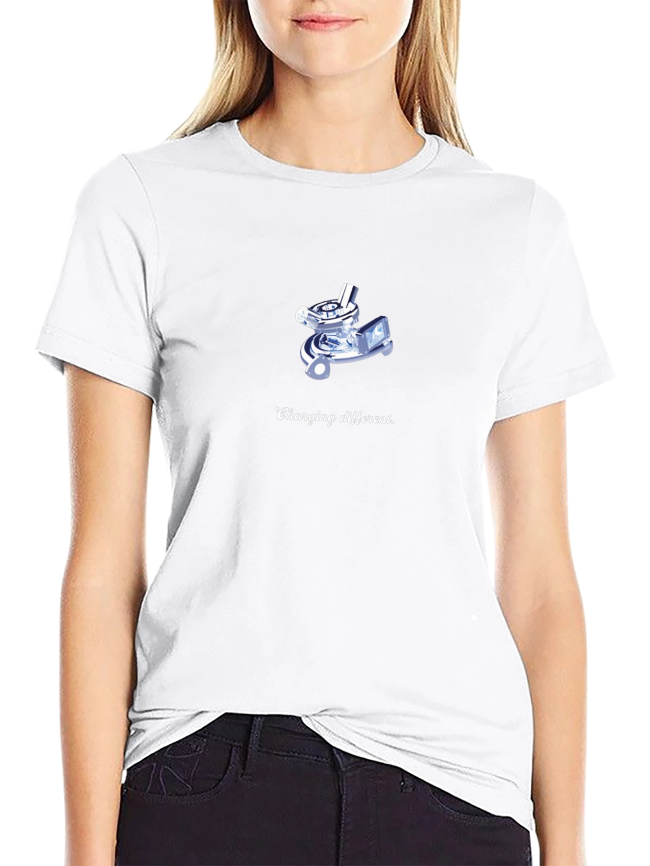 Charging Different Black T-Shirt