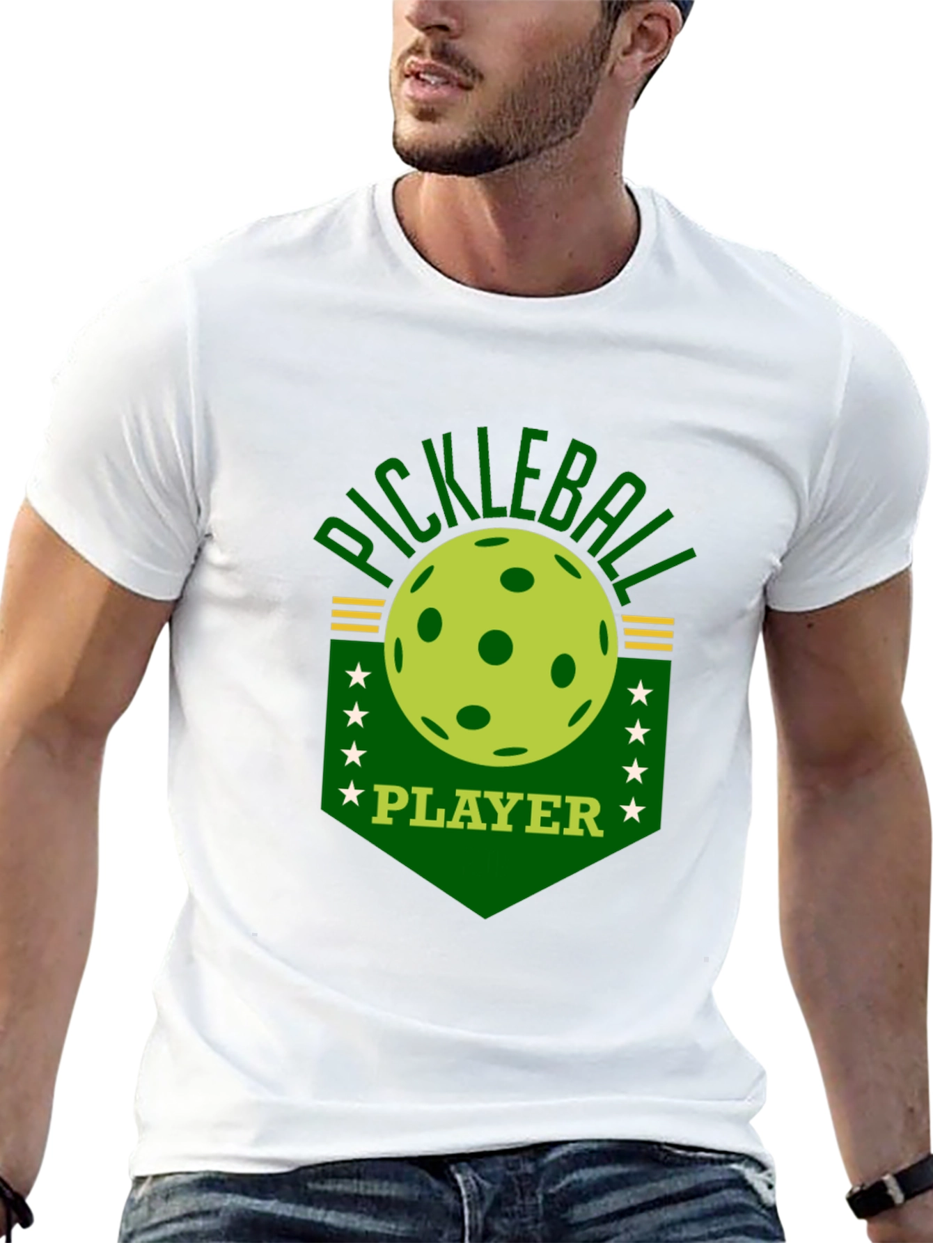 Pickleball Player Graphic T-Shirt Sportswear Tee