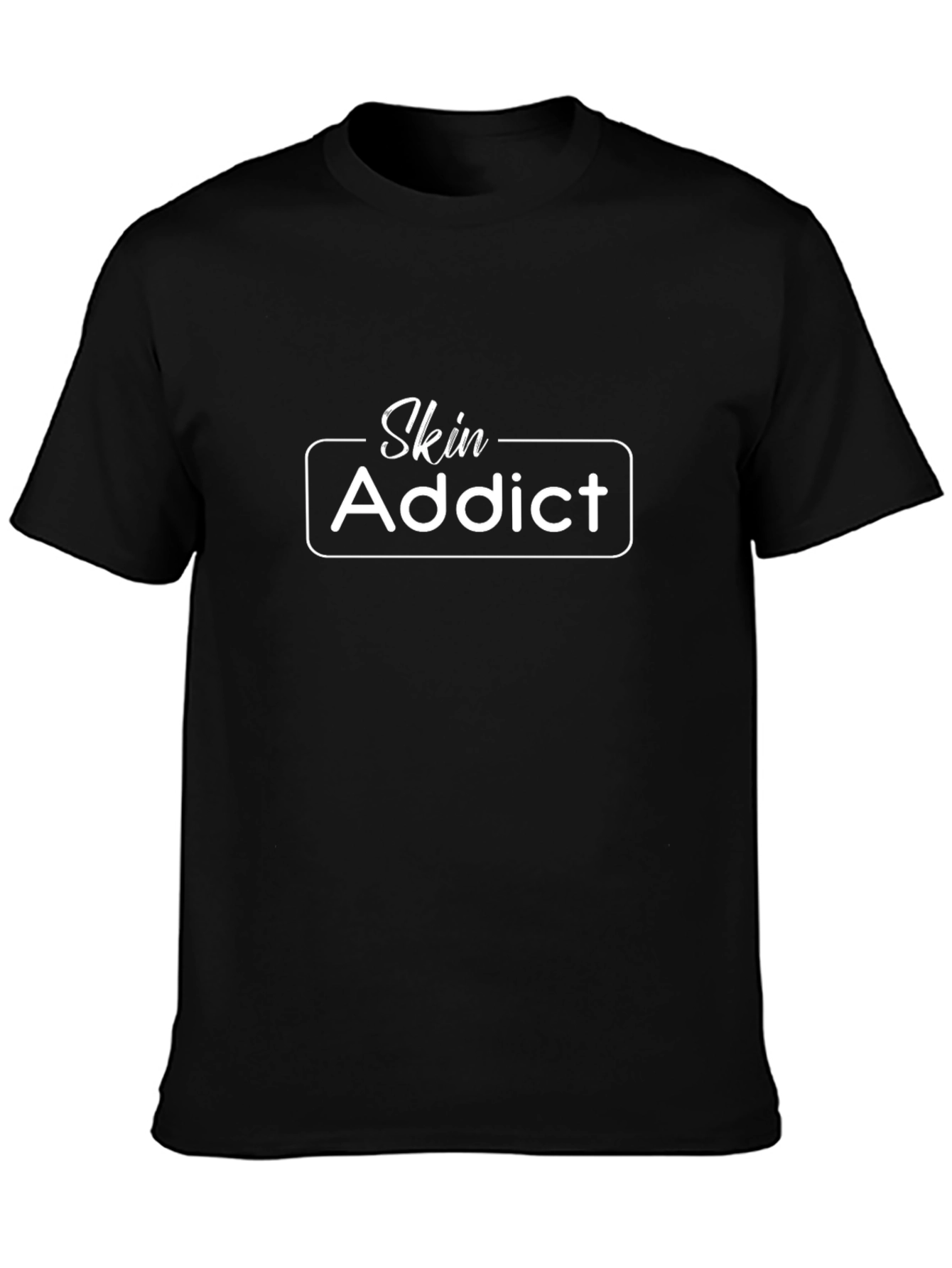 Skin Addict Graphic Tee - Unisex Black T-Shirt