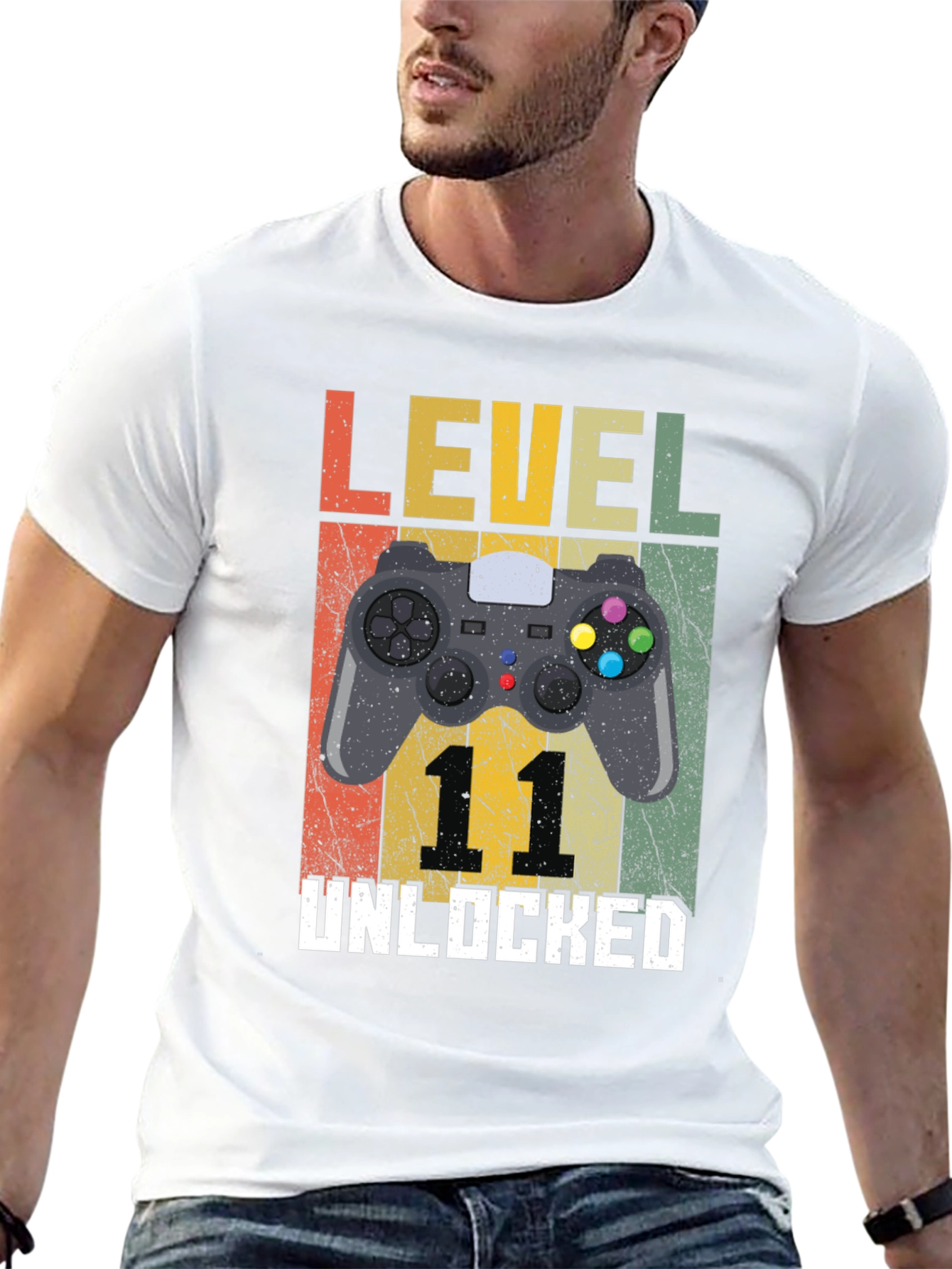 Level 11 Unlocked T-Shirt - Gamer Birthday Tee