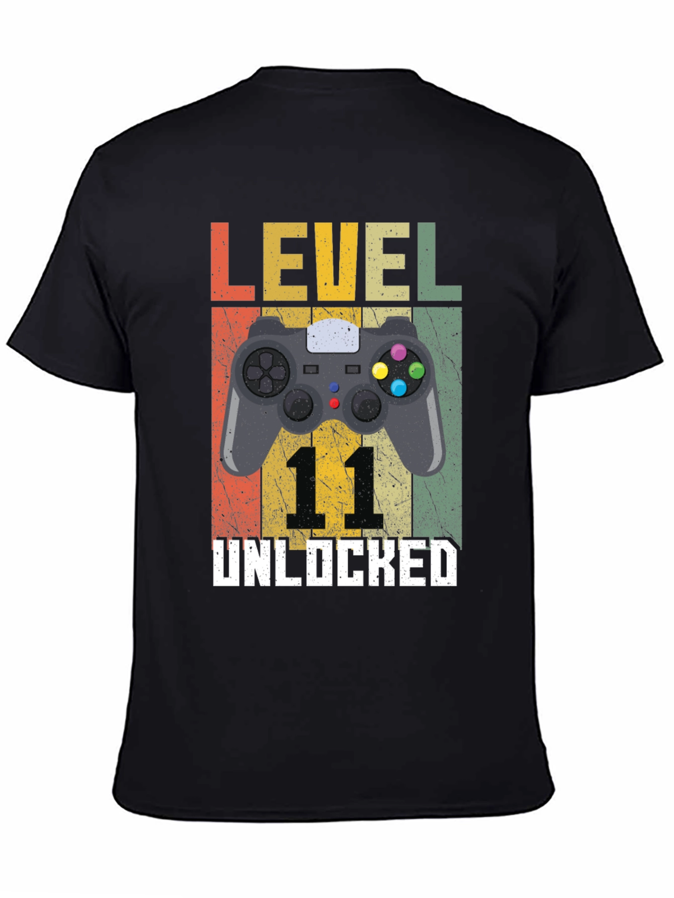 Level 11 Unlocked T-Shirt - Gamer Birthday Tee