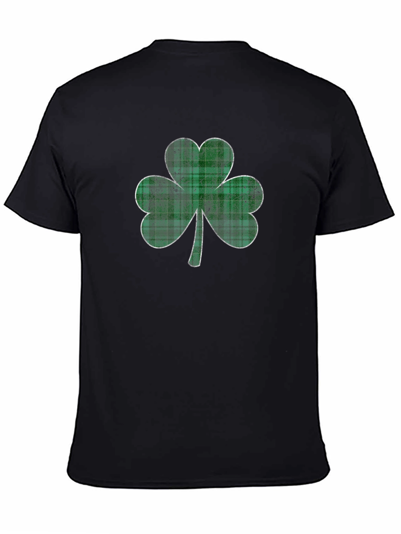 Shamrock Plaid Graphic Tee - St. Patricks Day