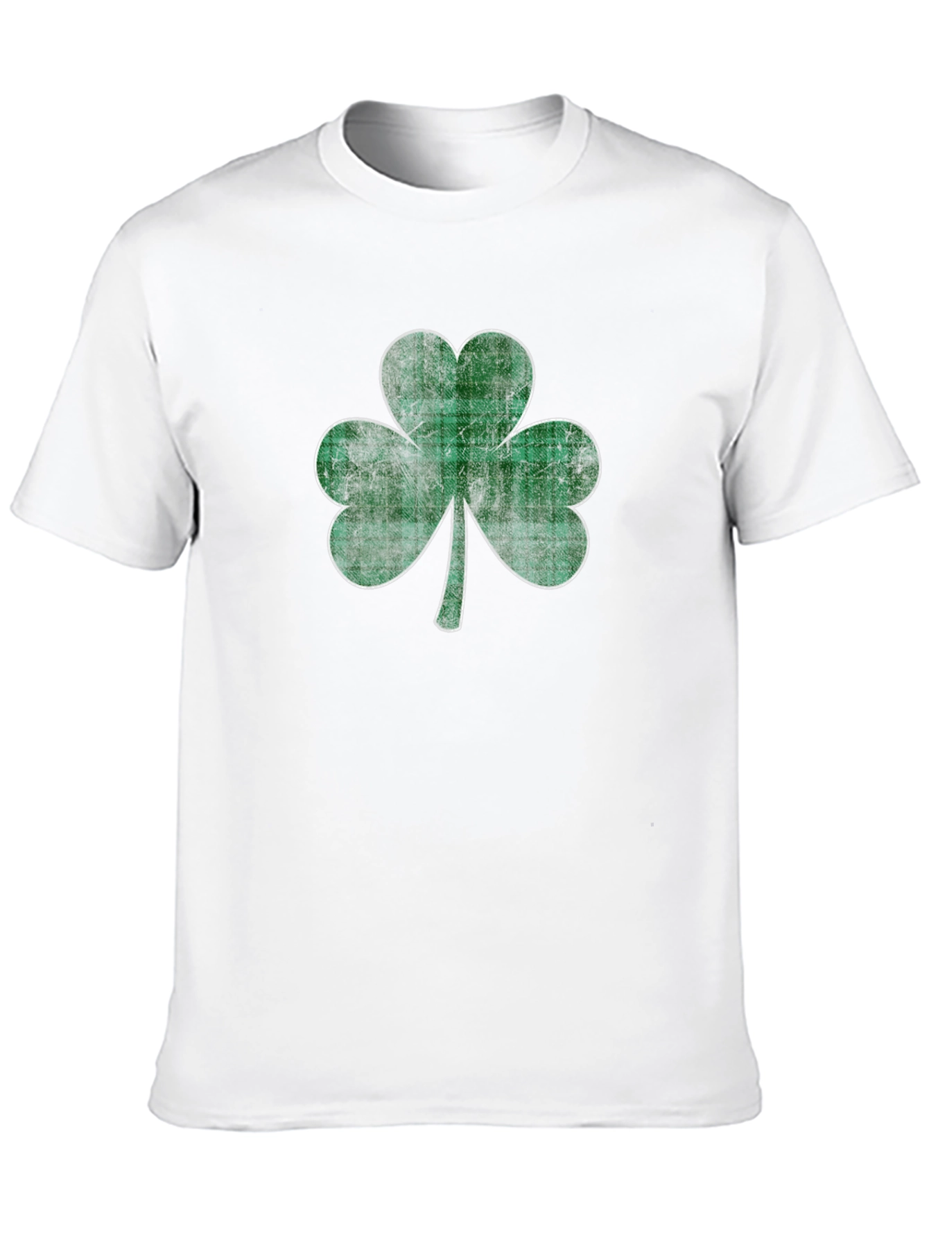 Shamrock Plaid Graphic Tee - St. Patricks Day