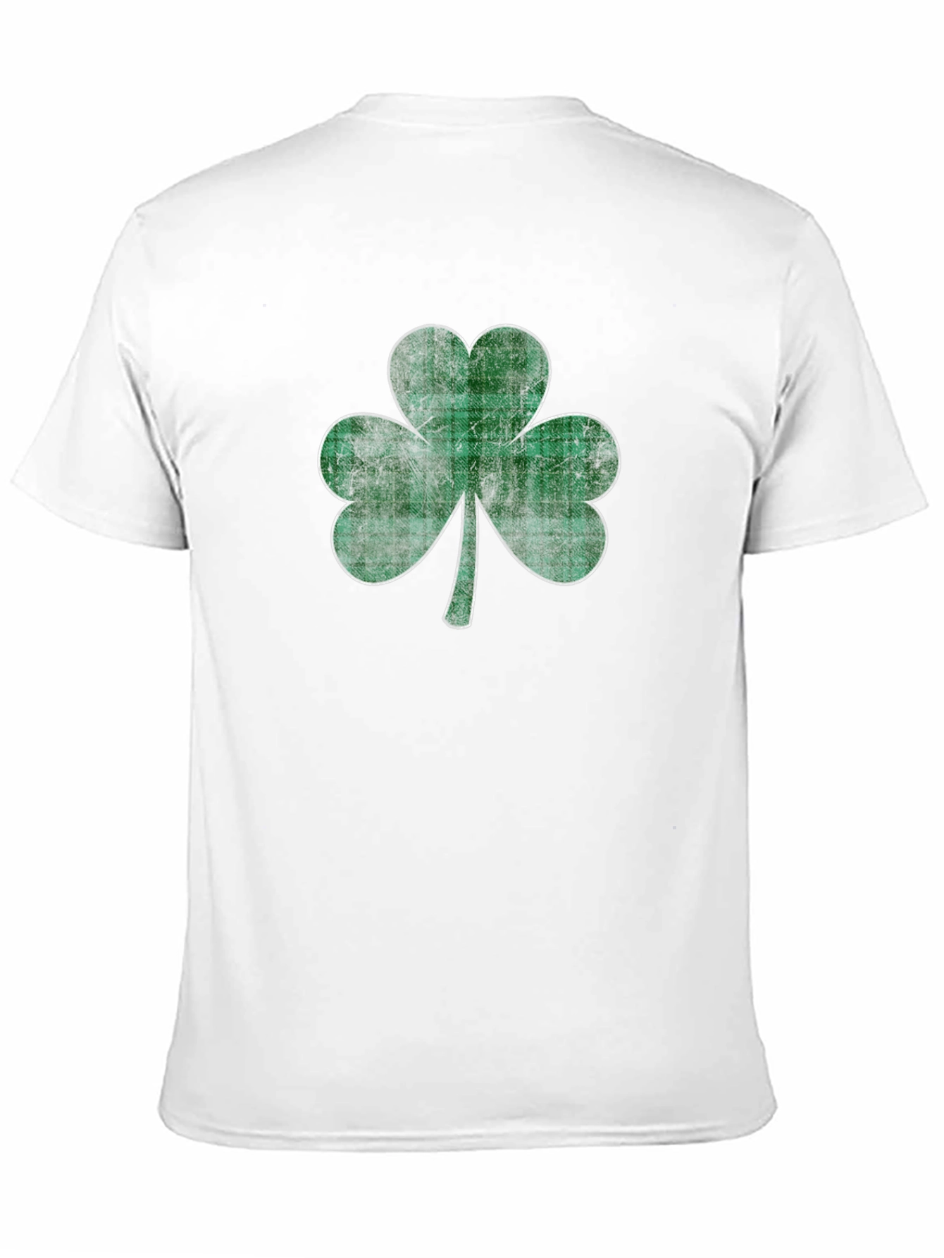 Shamrock Plaid Graphic Tee - St. Patricks Day