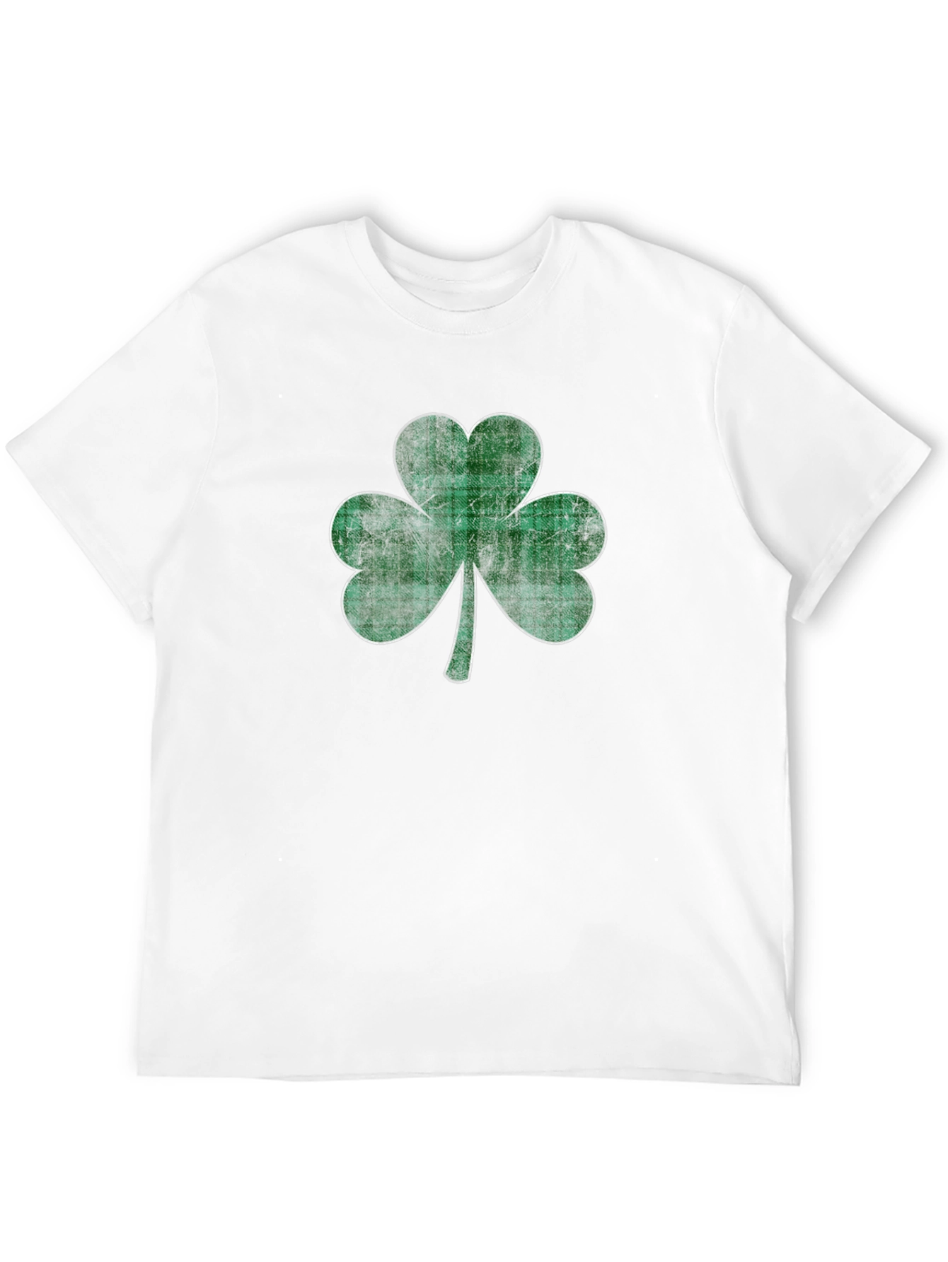 Shamrock Plaid Graphic Tee - St. Patricks Day