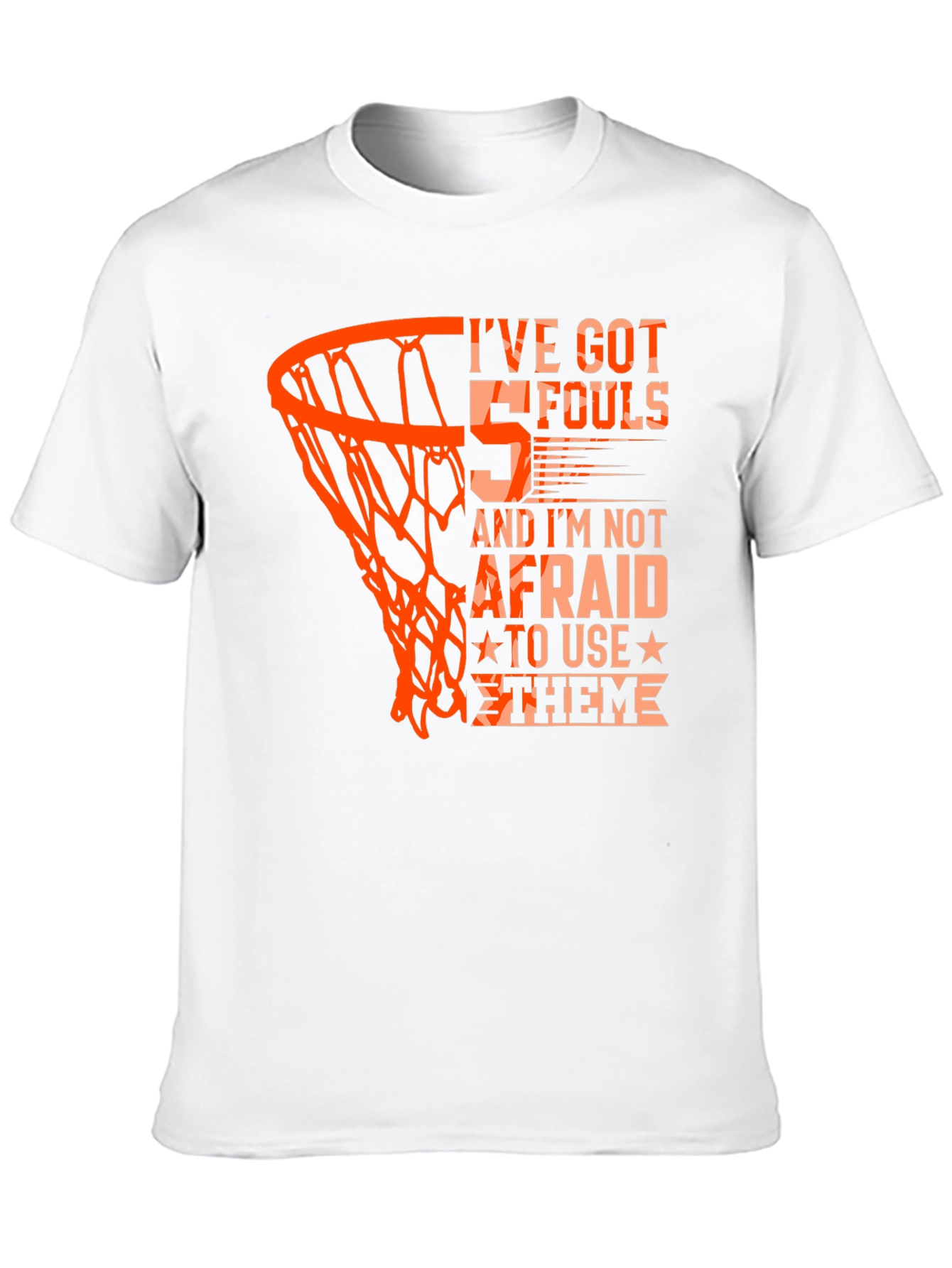 Basketball 5 Fouls Graphic T-Shirt