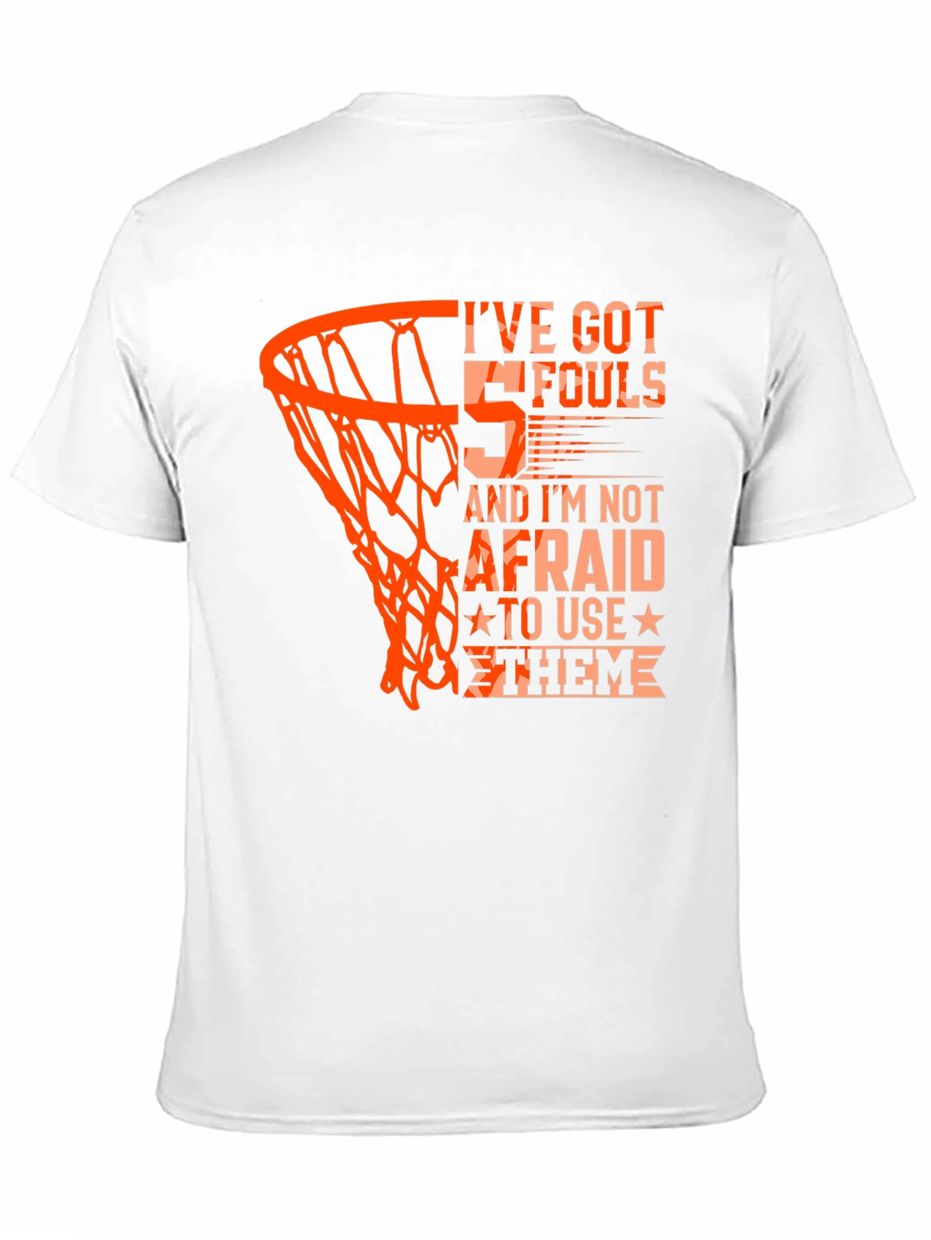 Basketball 5 Fouls Graphic T-Shirt