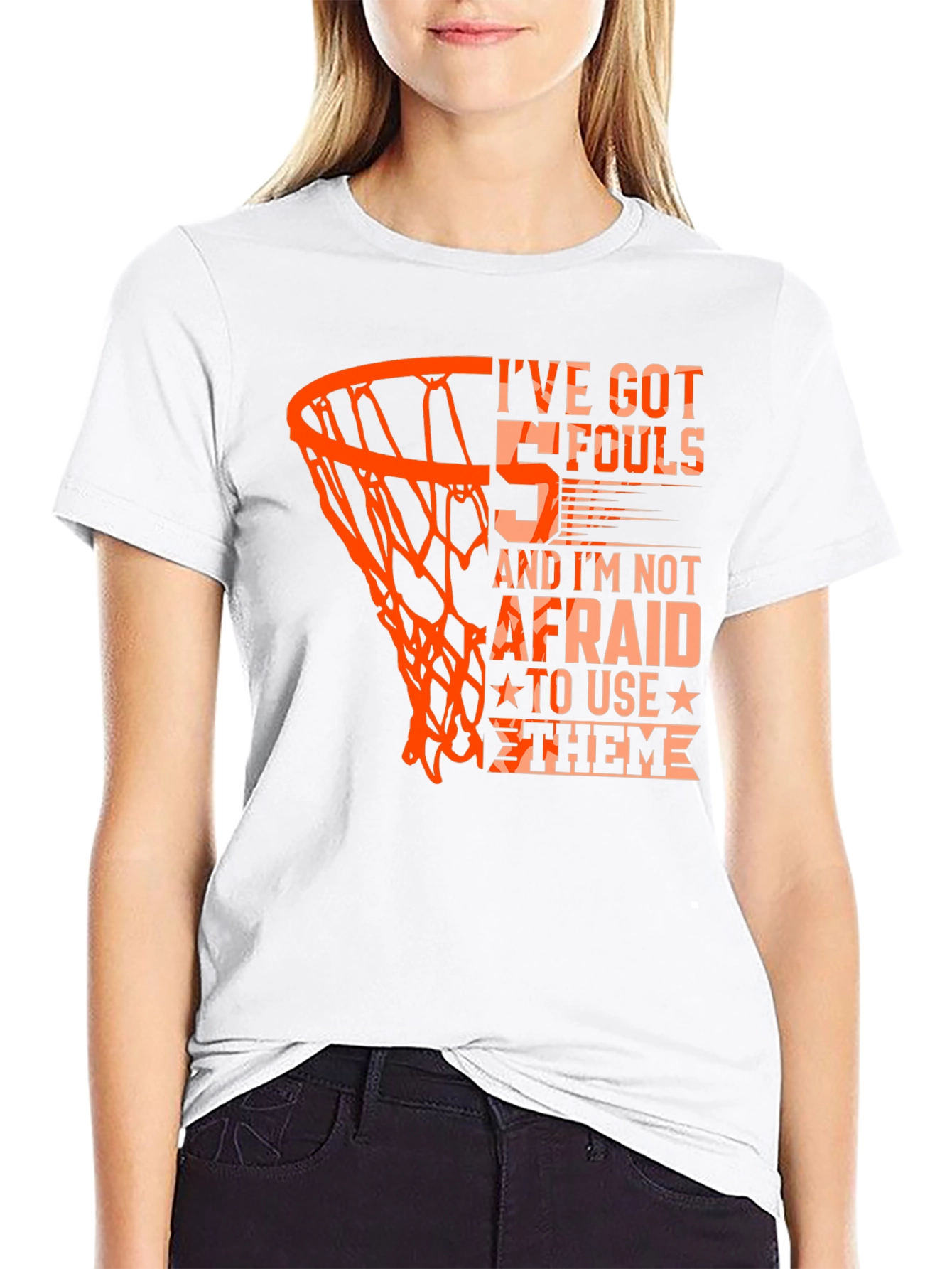 Basketball 5 Fouls Graphic T-Shirt