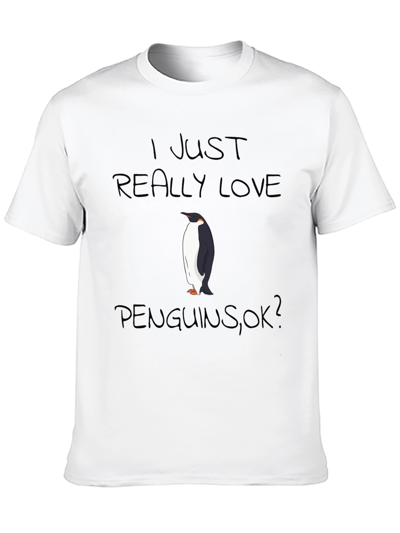 I Love Penguins Graphic T-Shirt