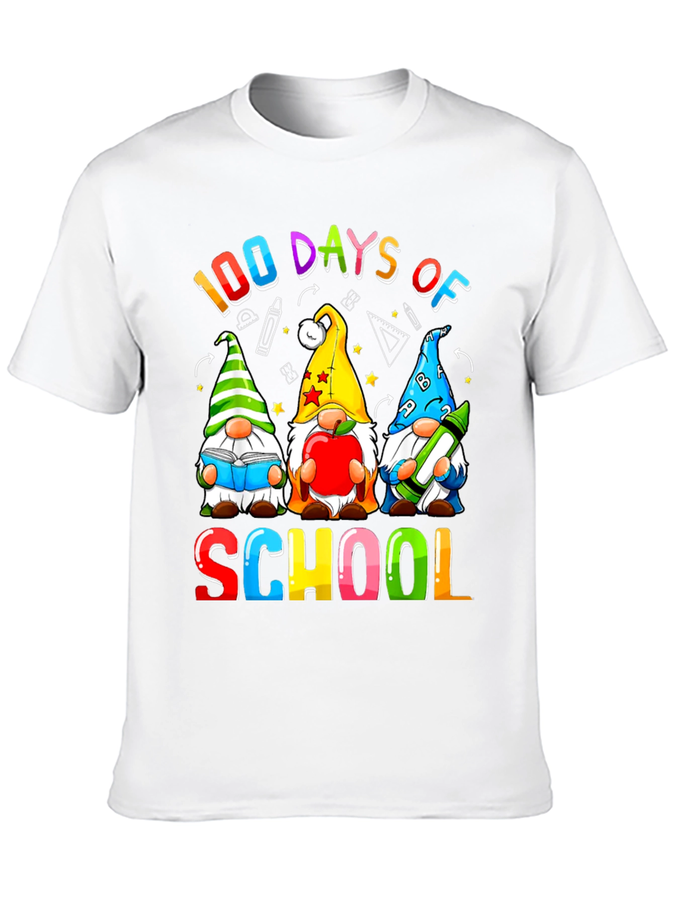 100 Days of School T-Shirt - Gnome Design