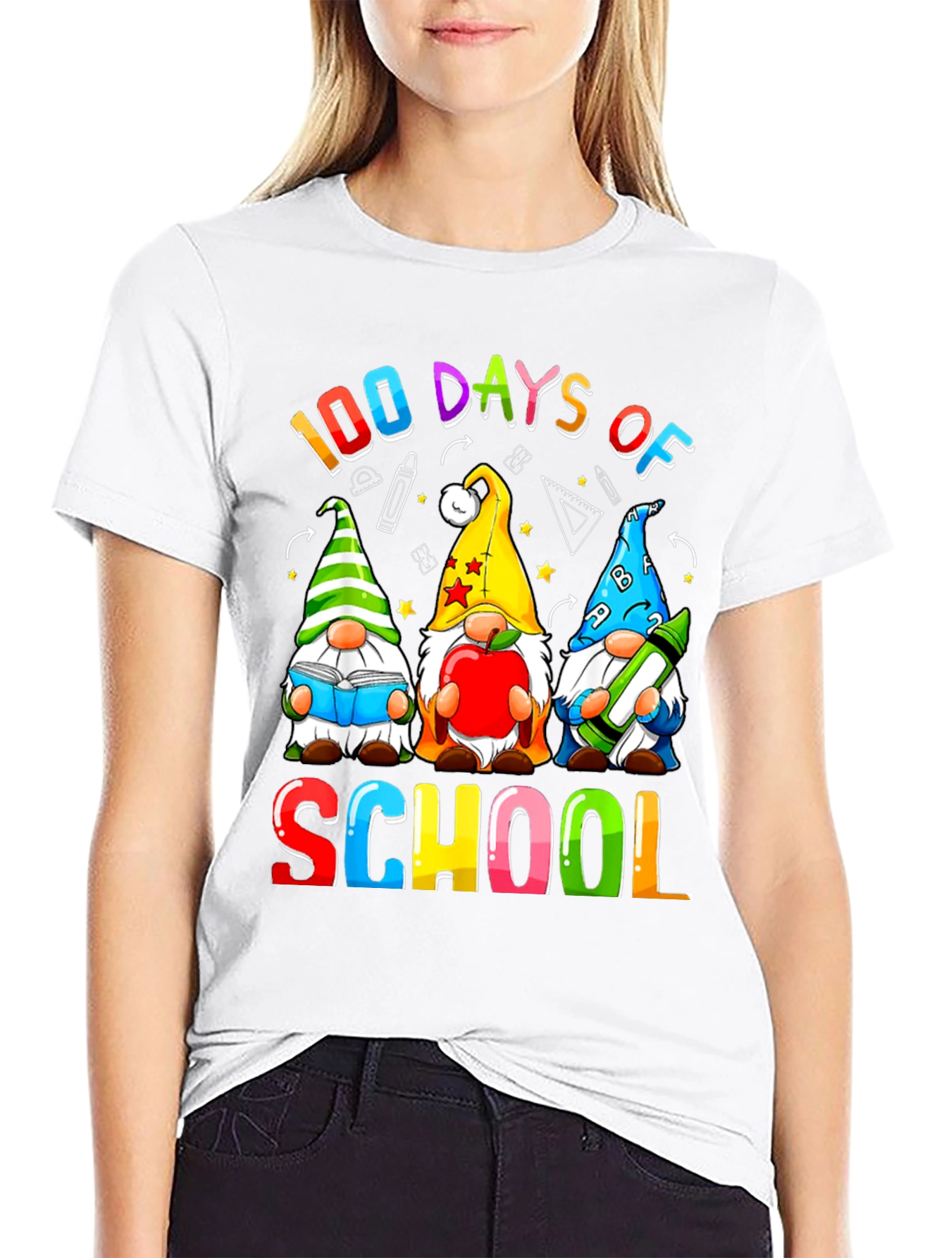 100 Days of School T-Shirt - Gnome Design