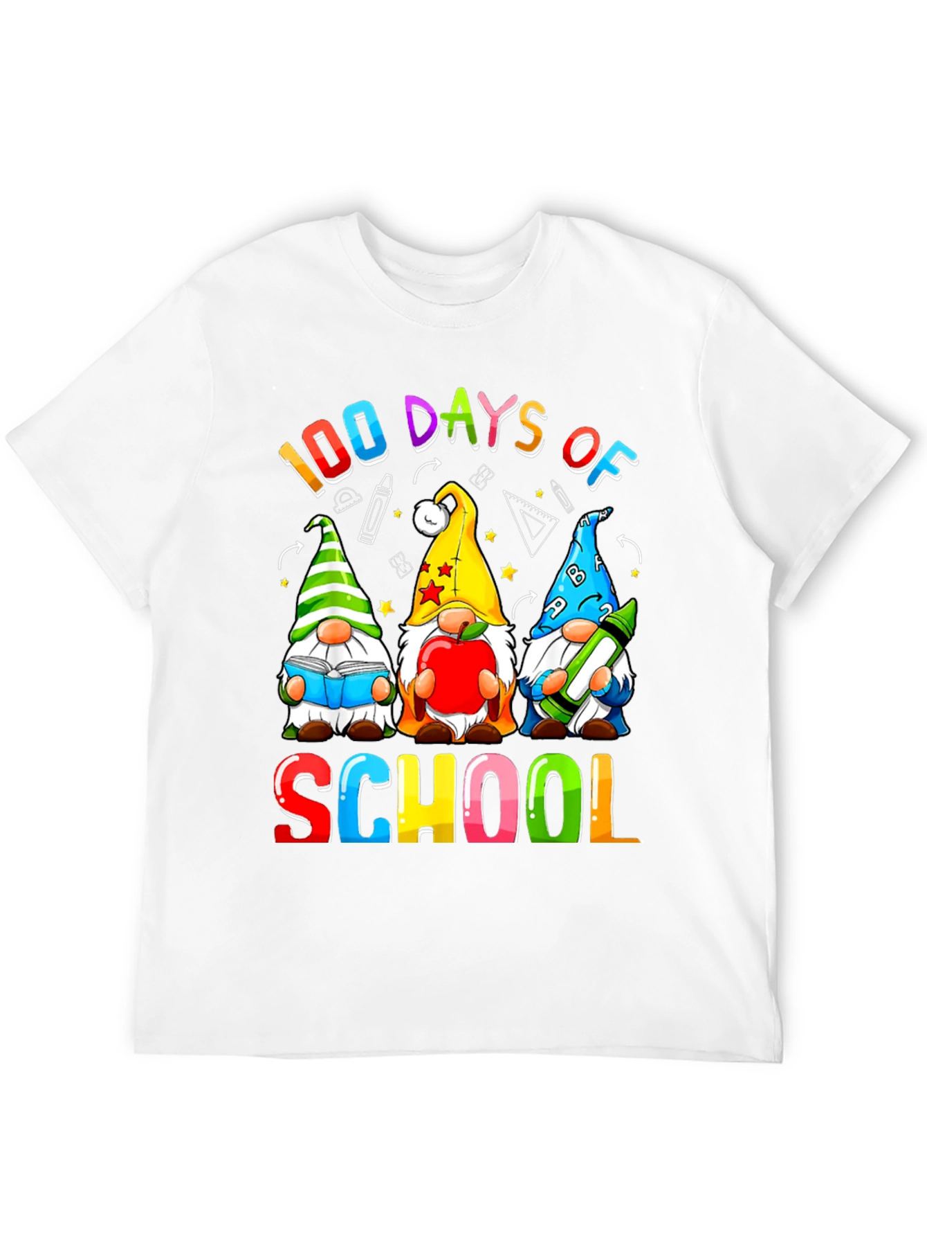 100 Days of School T-Shirt - Gnome Design