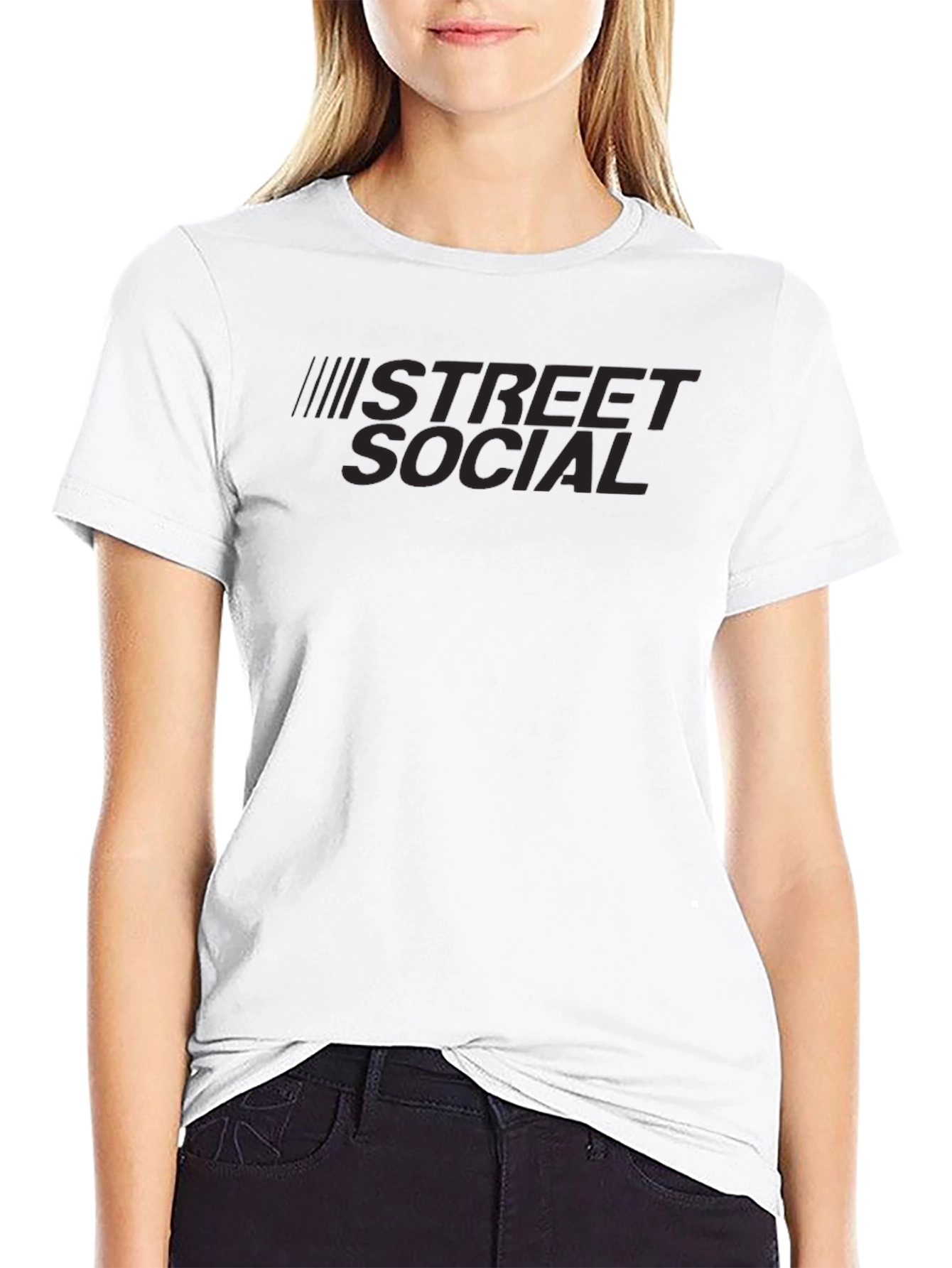 Street Social Black T-Shirt