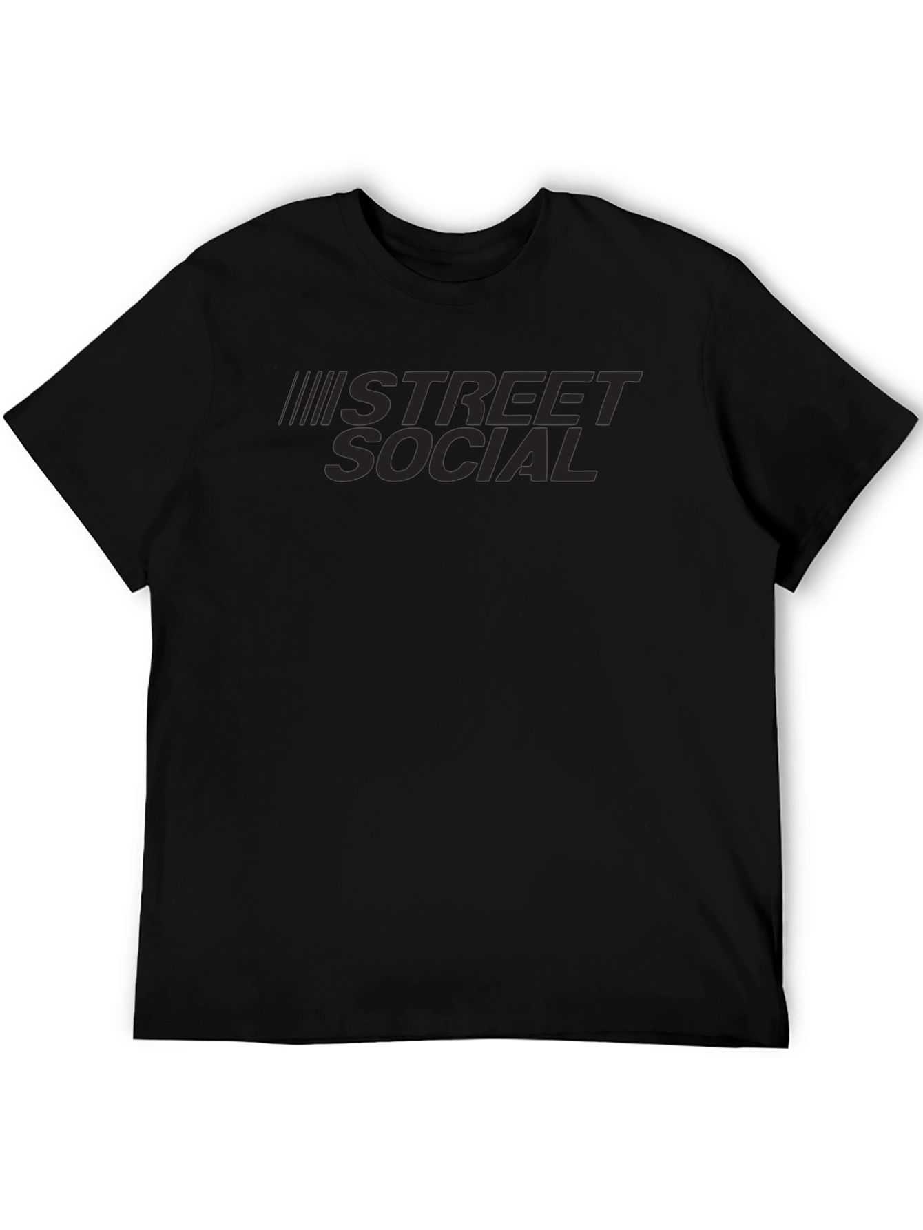 Street Social Black T-Shirt