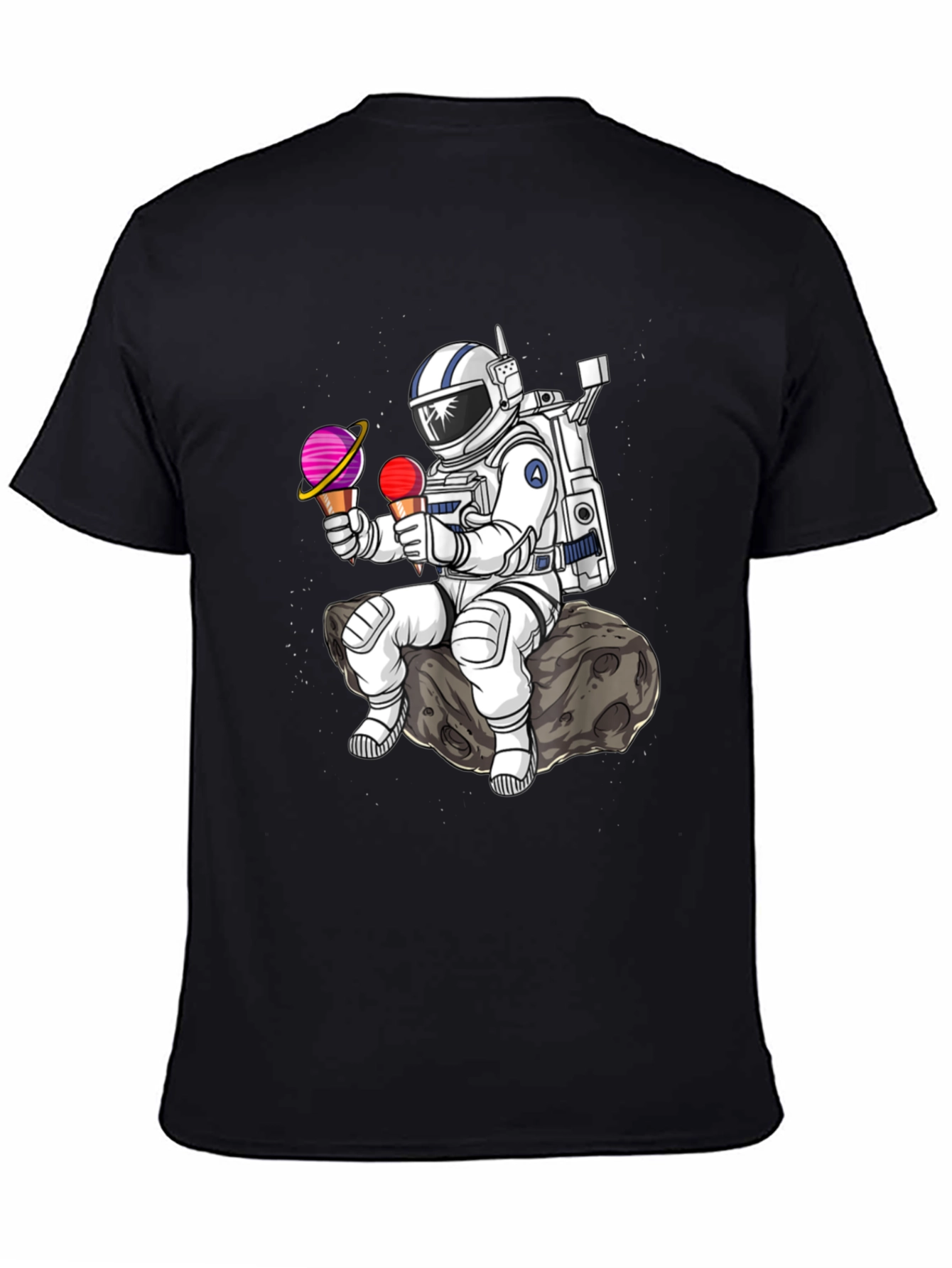 Astronaut Ice Cream T-Shirt - Space Lover Tee
