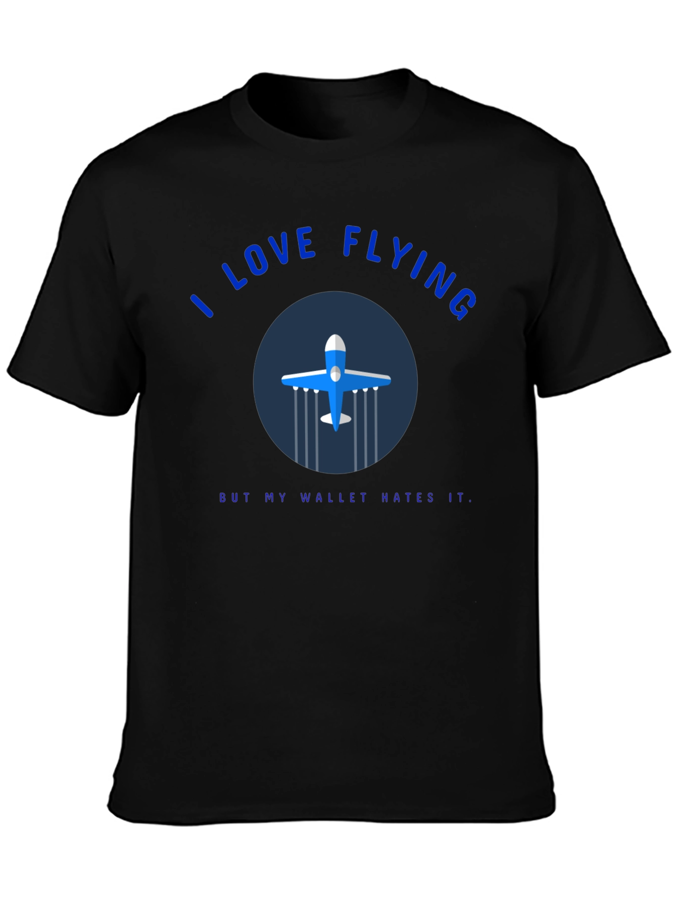 I Love Flying Graphic Tee - Pilot Gift