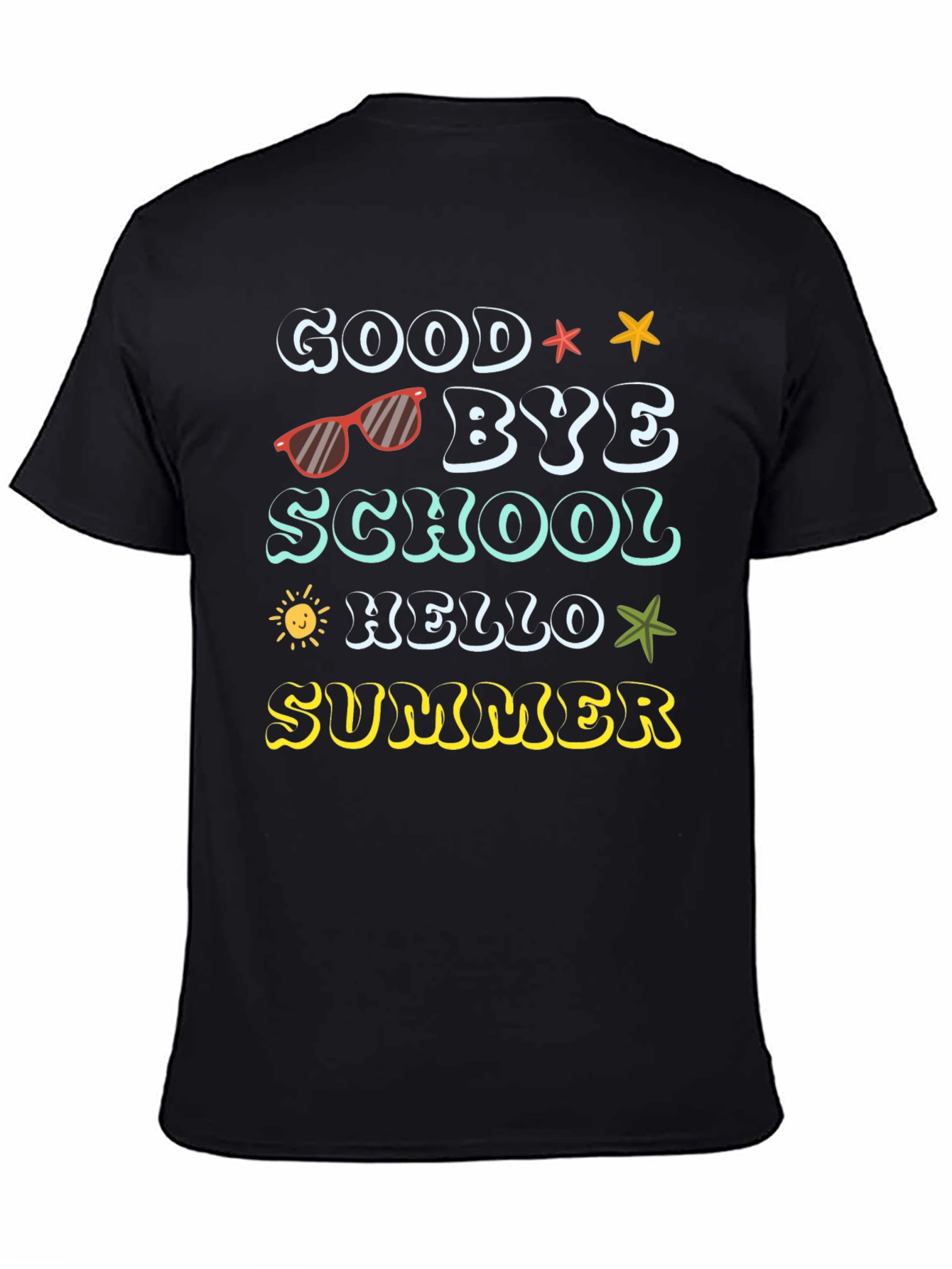 Goodbye School Hello Summer Graphic T-Shirt