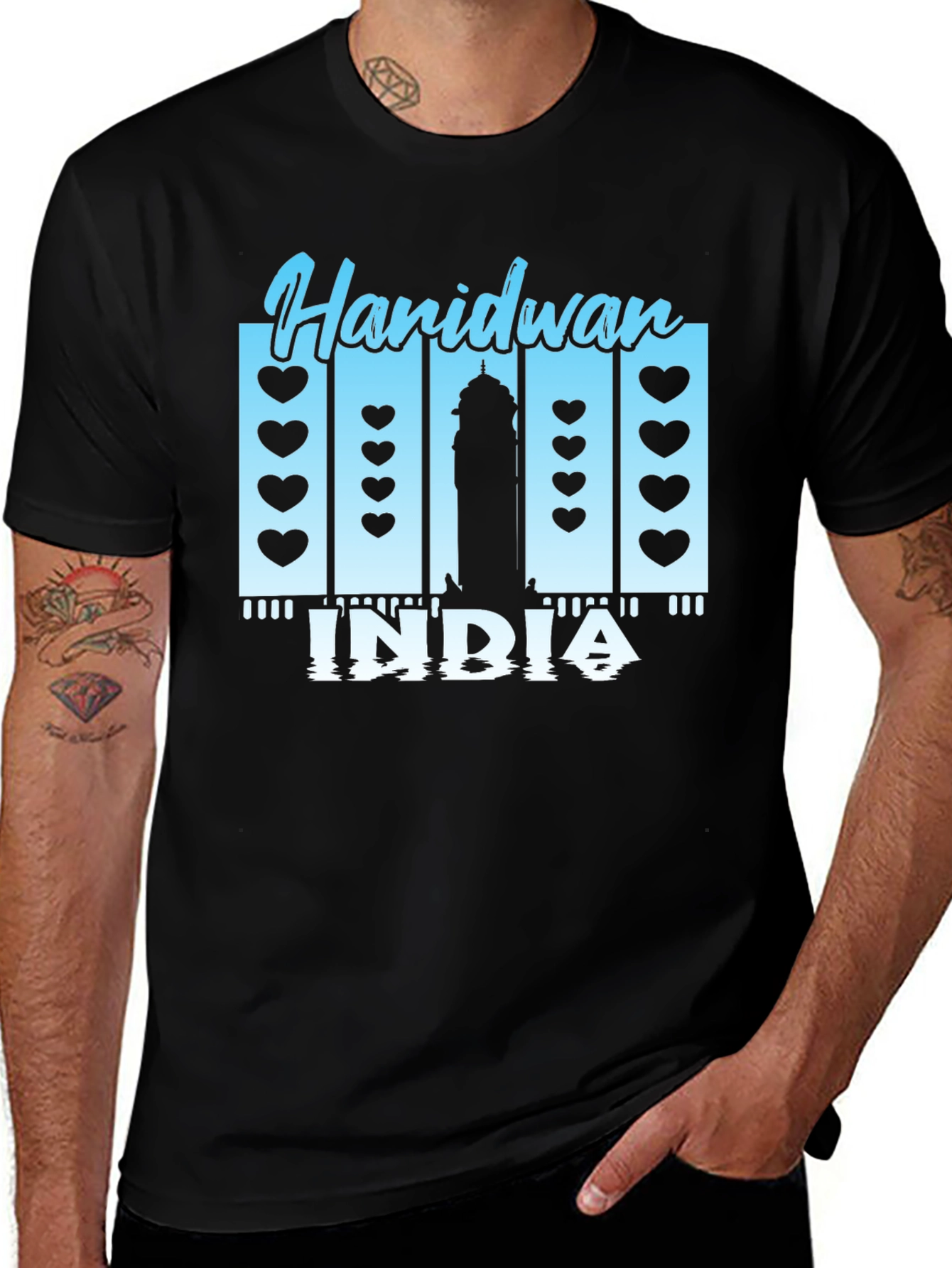 Haridwan India Graphic T-Shirt