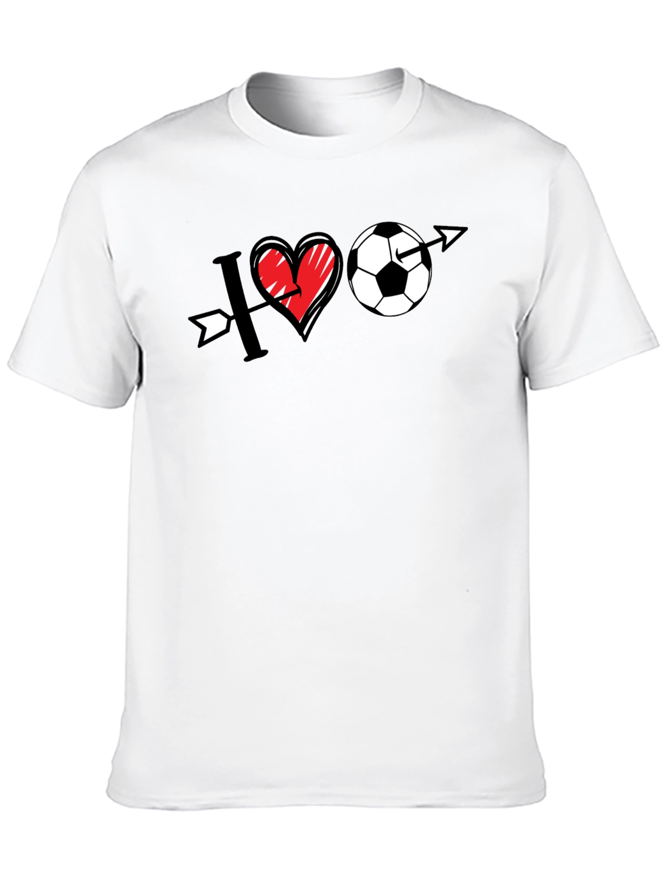 I Love Soccer T-Shirt - Unisex Graphic Tee