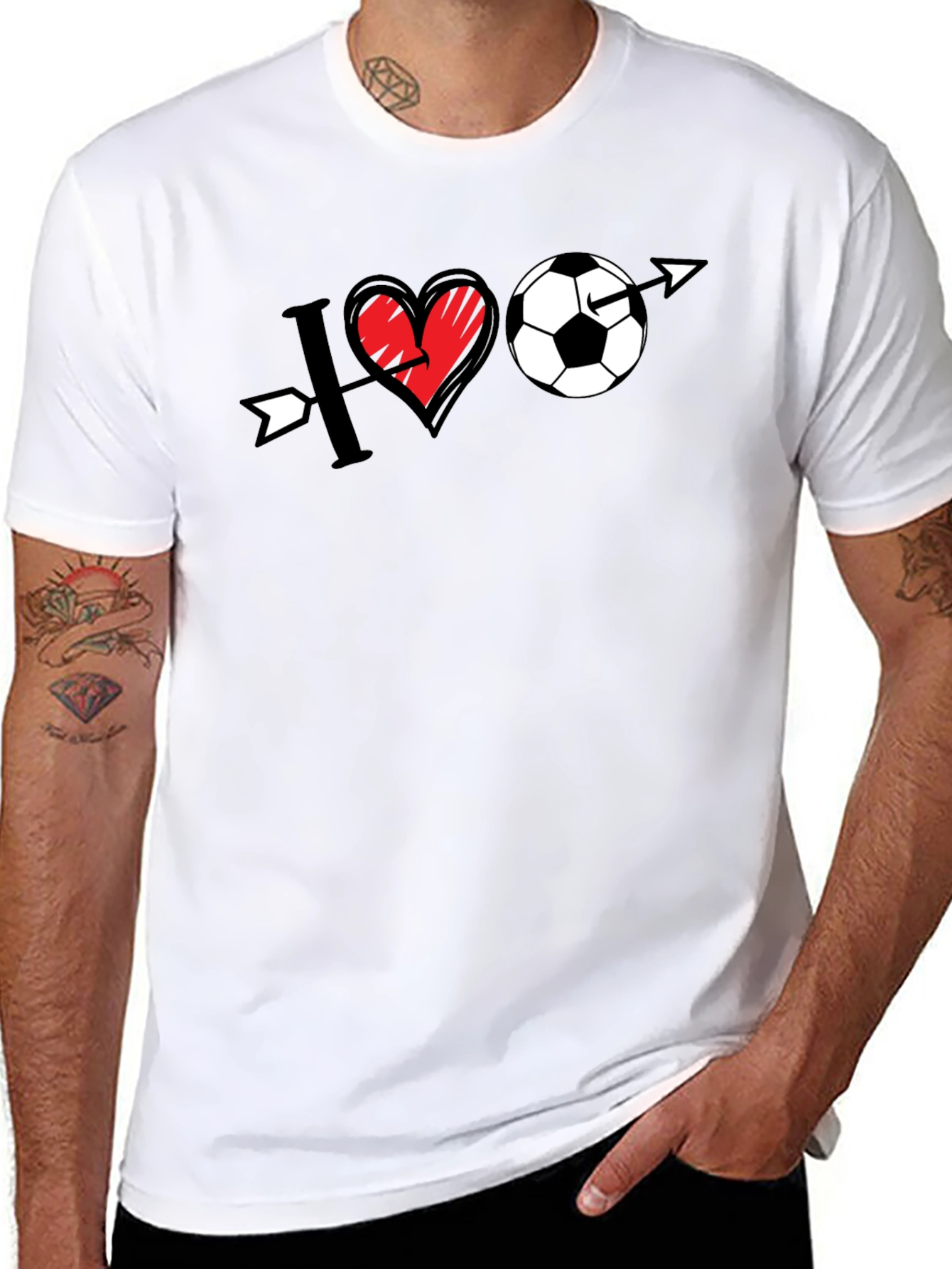 I Love Soccer T-Shirt - Unisex Graphic Tee